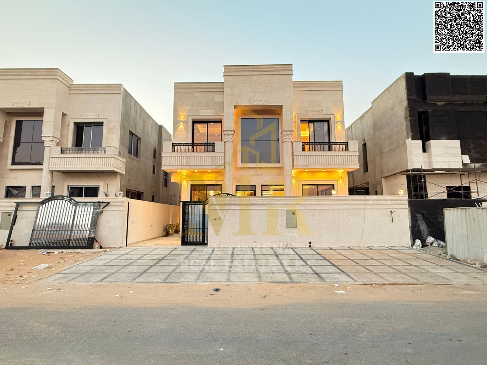 Luxury super deluxe villa for sale in Al Helio 2 area, Ajman, all-inclusive price