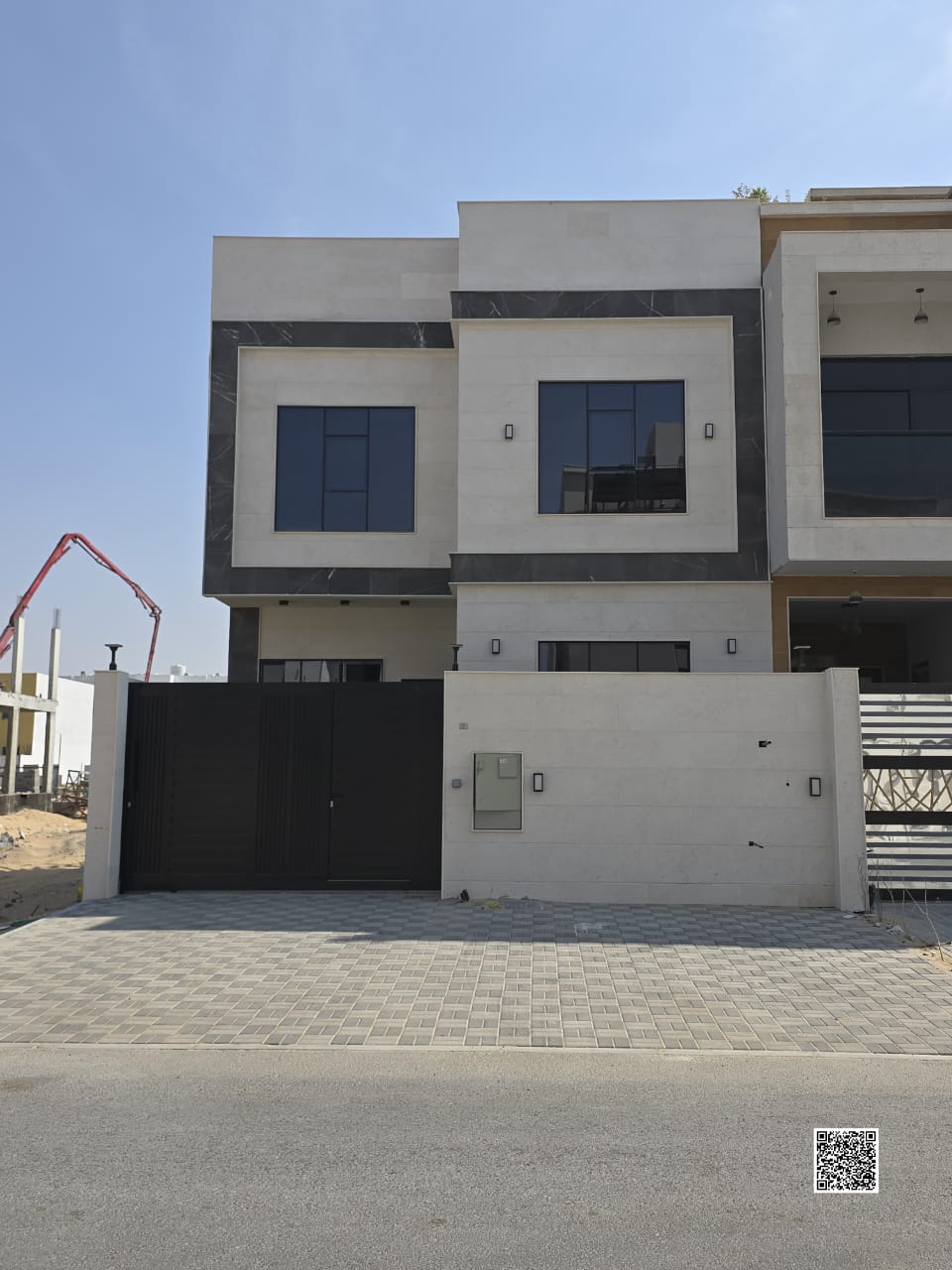 Own your dream two-story villa in Al Bahia area, directly behind the Chinese market, from the owner with no down payment and bank financing available.