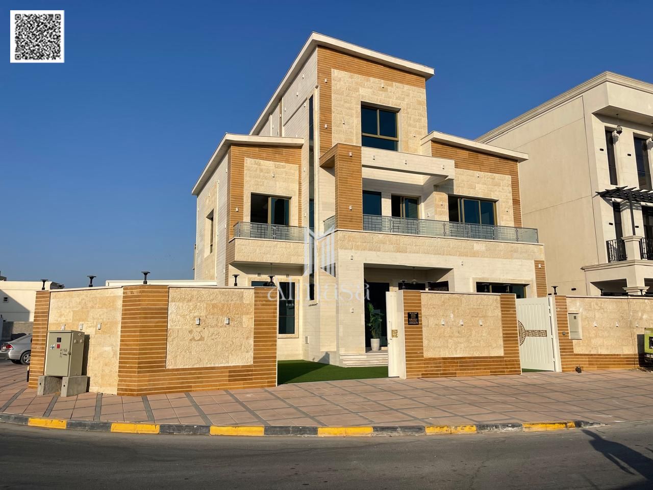 Own your dream villa directly on Sheikh Mohammed Bin Zayed Road. Residential ground floor, first floor and roof.