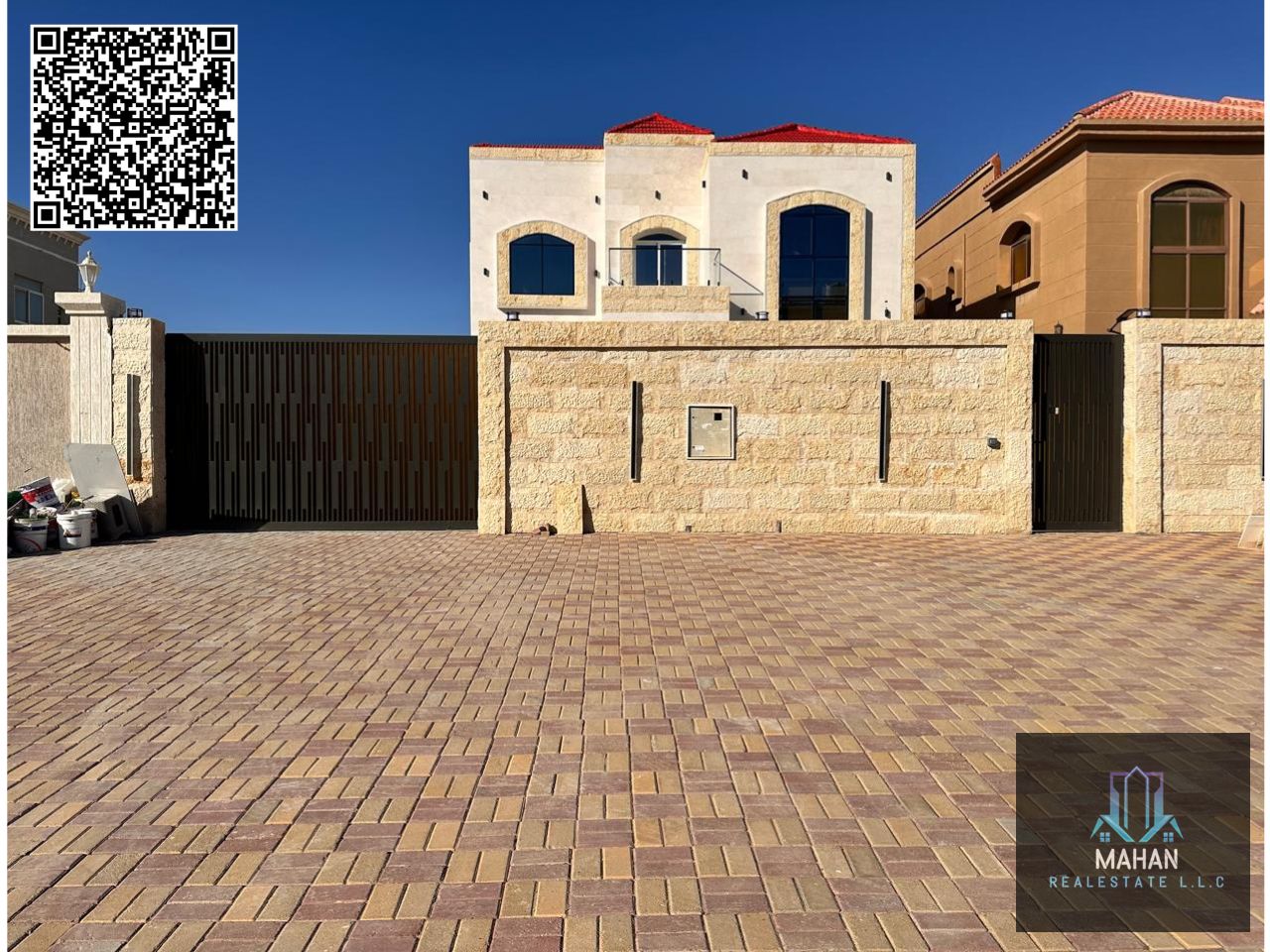 Luxury Classic Villa for Sale in Prime Al Mowaihat 1 Location – Including Electricity, Water & Split AC | Spacious Plot with Large Parking