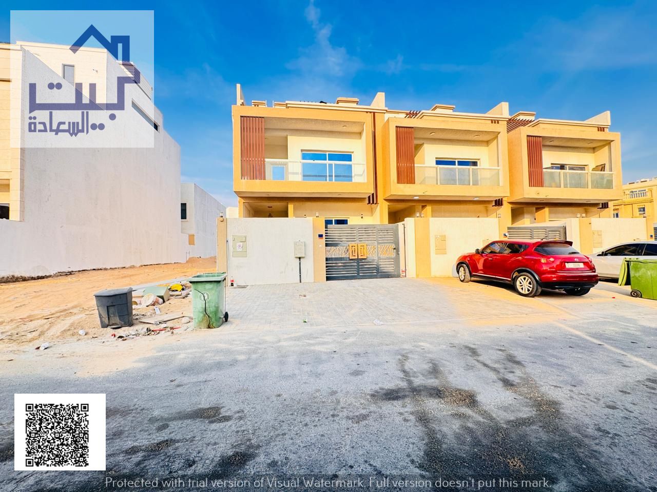 For Rent: Receive your villa now, ready to move in, in the Al Zahia area. First occupancy. Stunning modern finishing. Prime location on the main stree