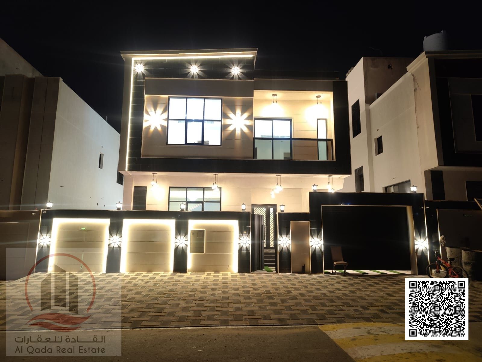 Modern design and excellent finishes, 6-bedroom villa with a roof terrace, price includes registration fees.
