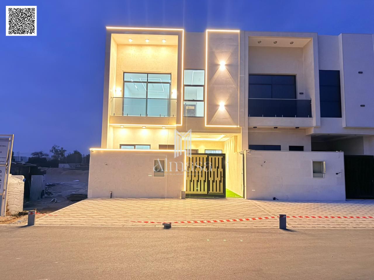 Own a luxury villa for sale in Al Helio 2, Ajman. Freehold ownership for all nationalities – registration fees included. Prime location, high-end fini