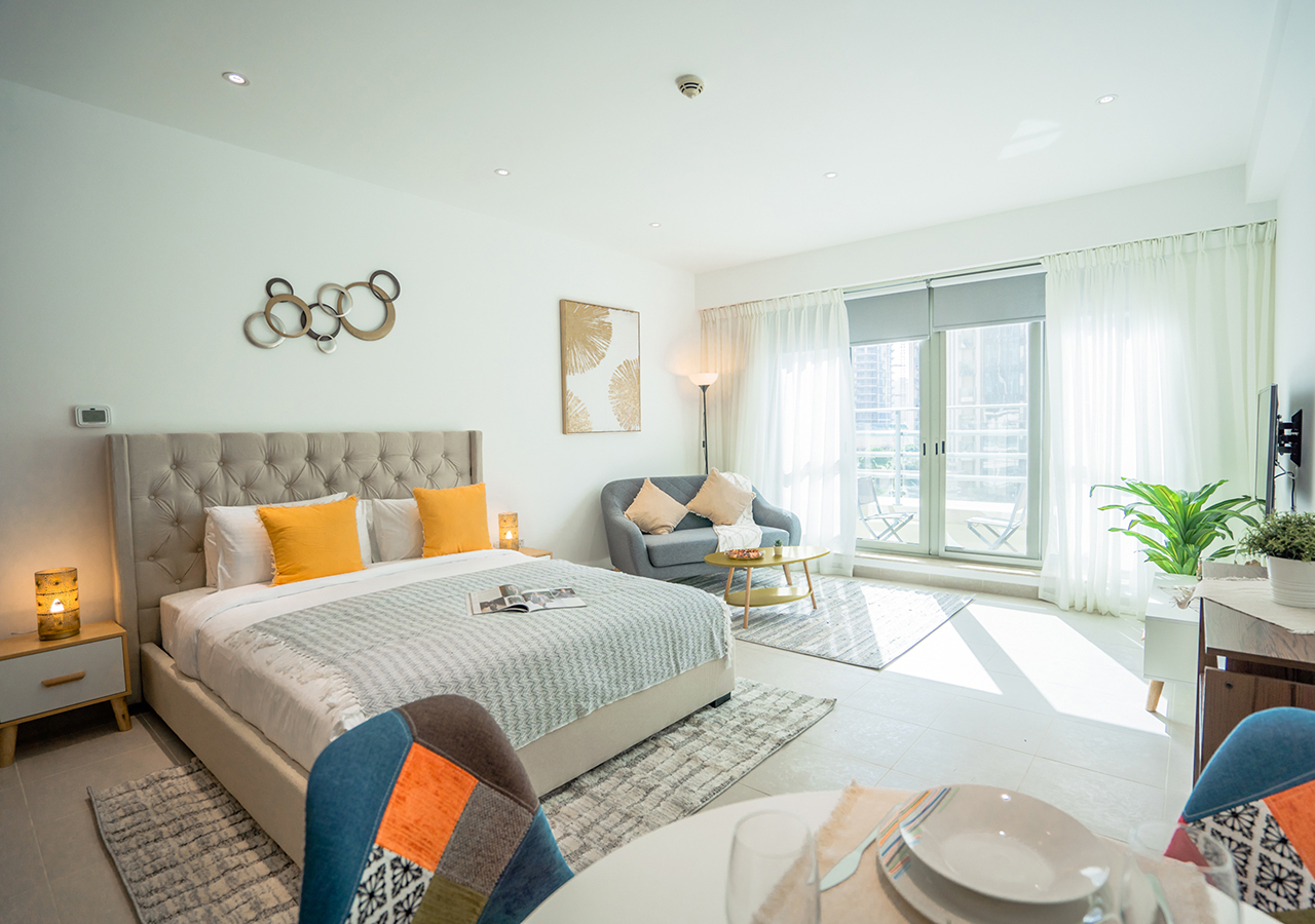 Trendy Studio With Balcony In The Heart of Dubai