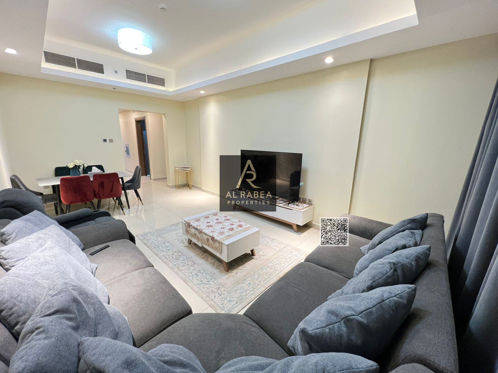 Rooms and a lounge in Gulf Tower with a swimming pool, gym and parking