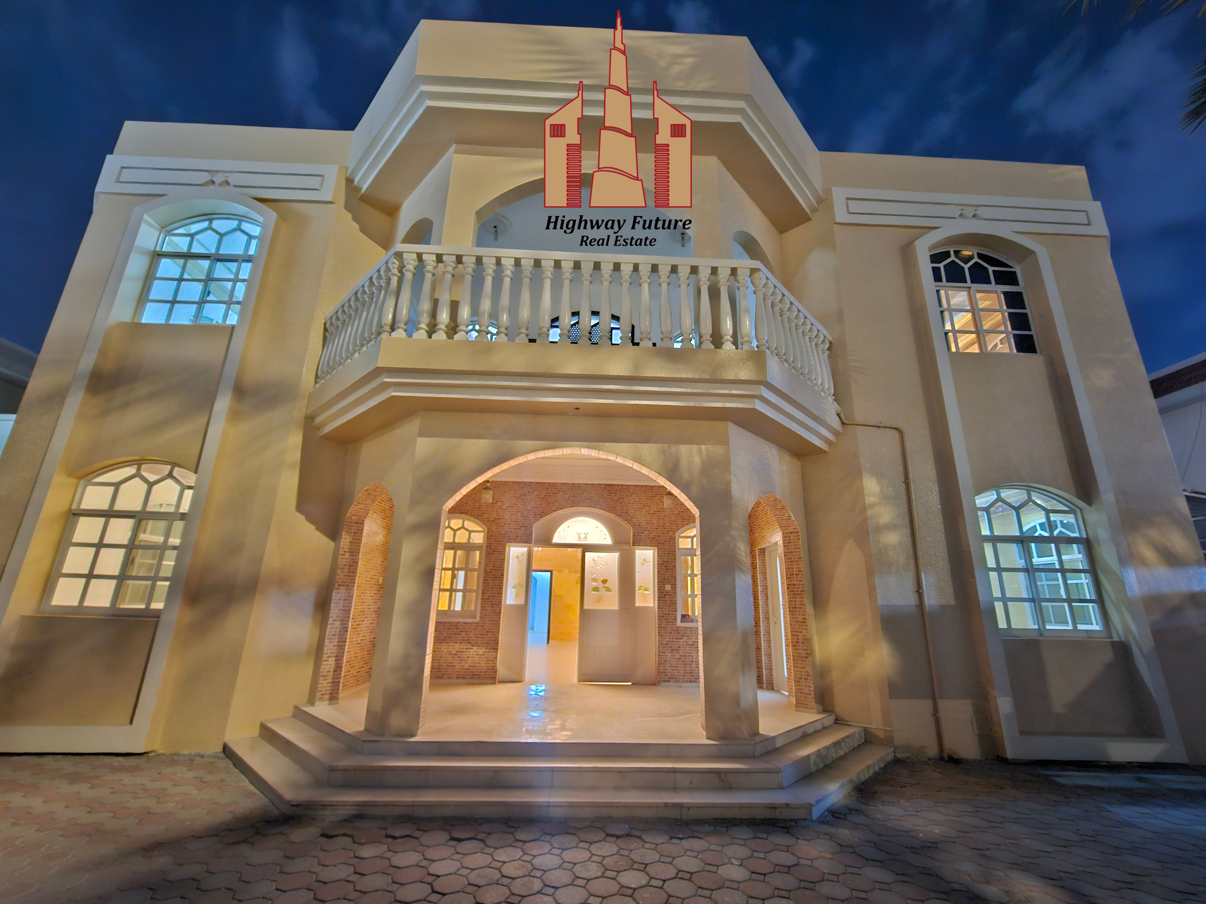 9Bed room Hall Majlis Maids room parking big yard Balcony 150k.