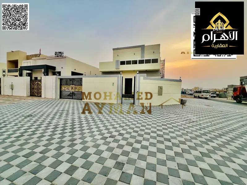 Corner villa for sale, including registration and ownership fees, with the possibility of bank financing for 25 years with no down payment.
