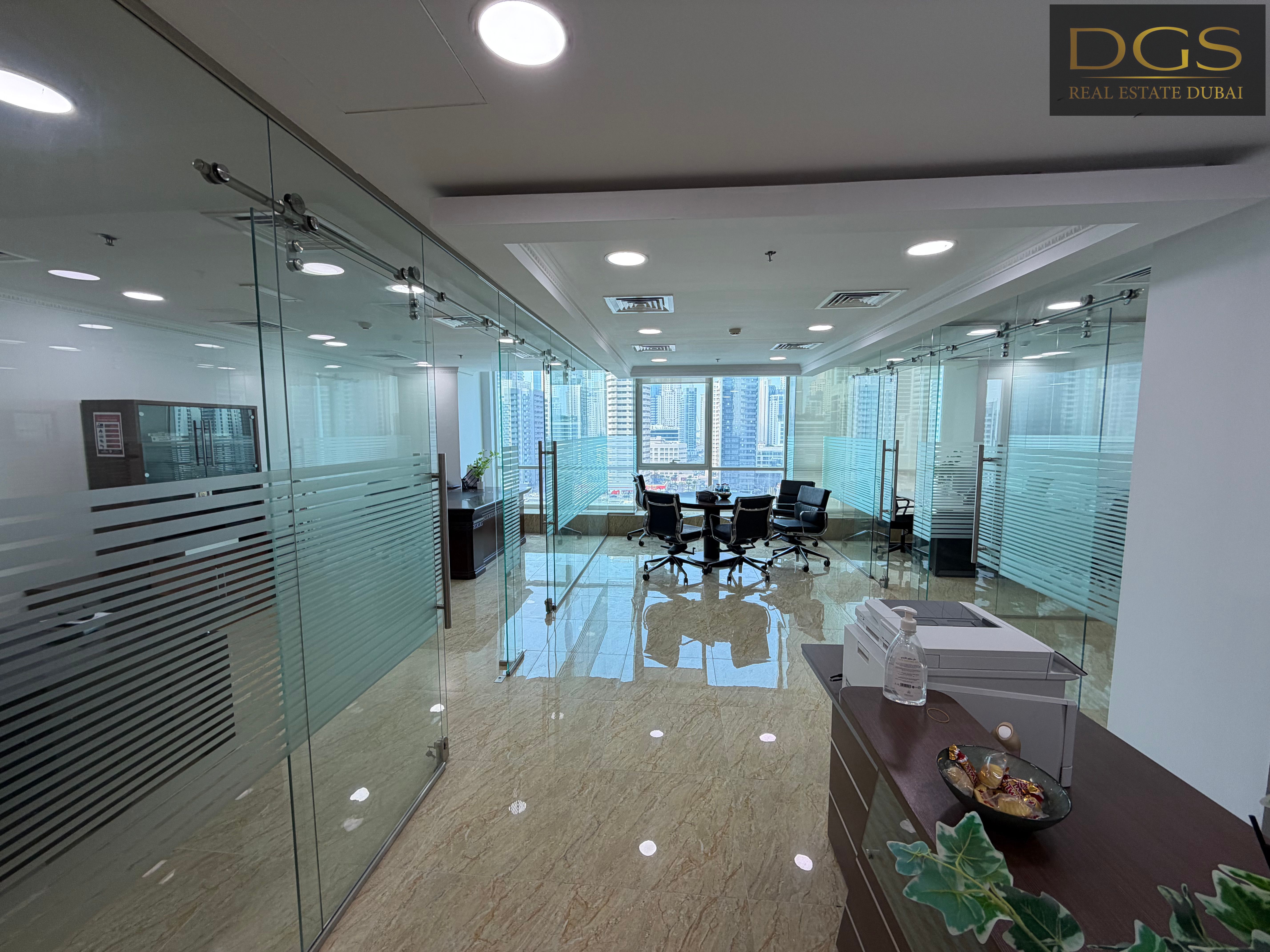 Semifurnished | Glass Partitioned | Close to Metro