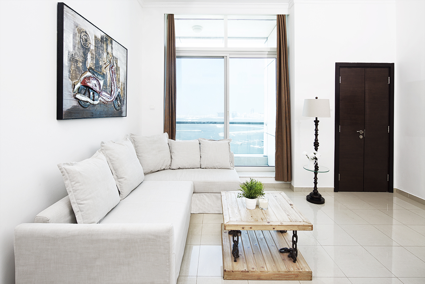 Marina-View Oasis With Balcony Steps From The Sea
