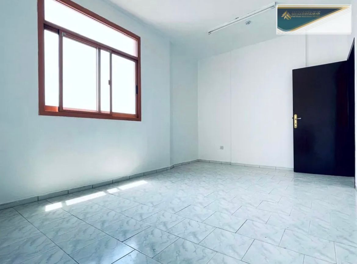 BIGGEST OFFER!!MASTER BEDROOM LAST UNIT 1BHK APARTMENT 2 BATHROOM ONLY FOR FAMILY JUST 26K IN AL QASIMIA