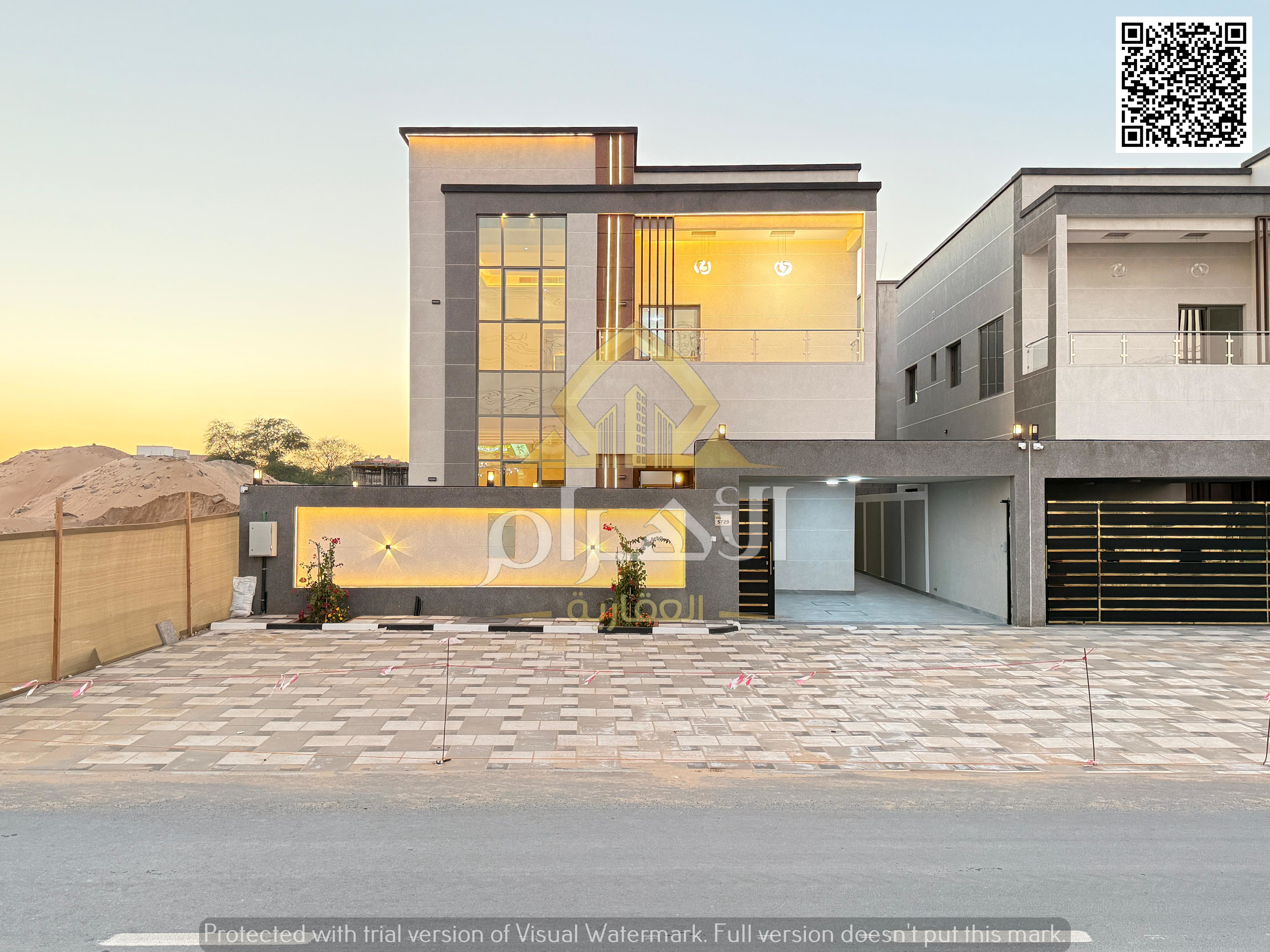 Own a luxury villa with no down payment, directly opposite a mosque, close to all amenities. Price includes registration, ownership fees, and central