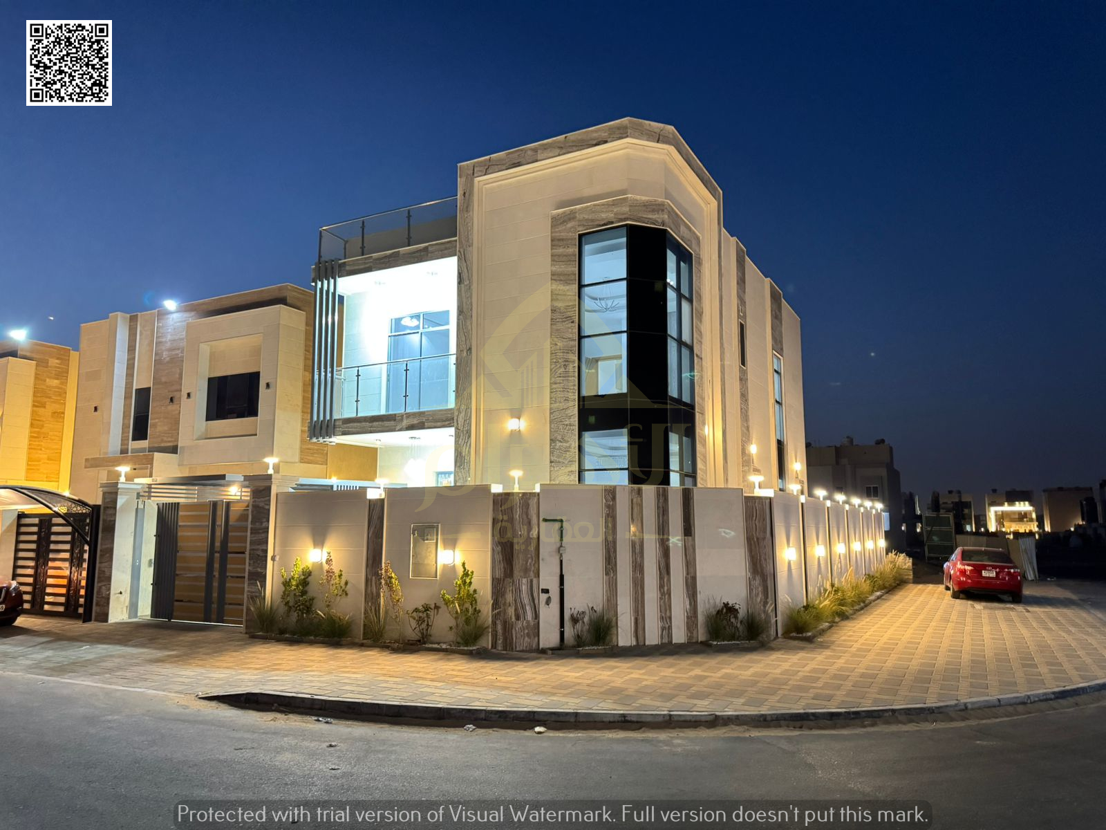 With the lowest possible down payment - own a corner villa - prime location on the main street and directly opposite a mosque