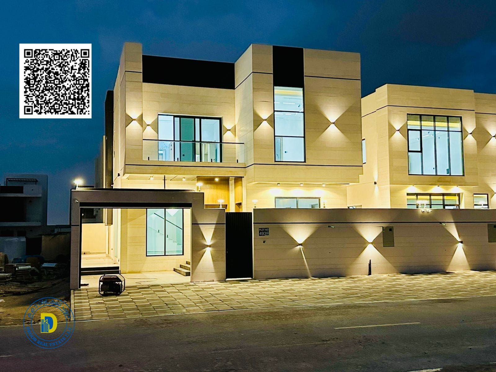 For sale: Modern 5-bedroom villa in Al-Haliou 2 area. Price includes registration fees.