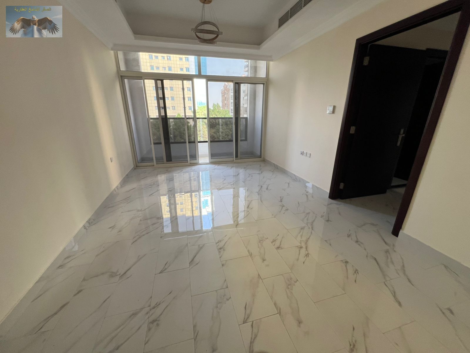 New 2BHK First Occupancy Apartment in Industrial Area with Balcony, Prime Location near Dubai