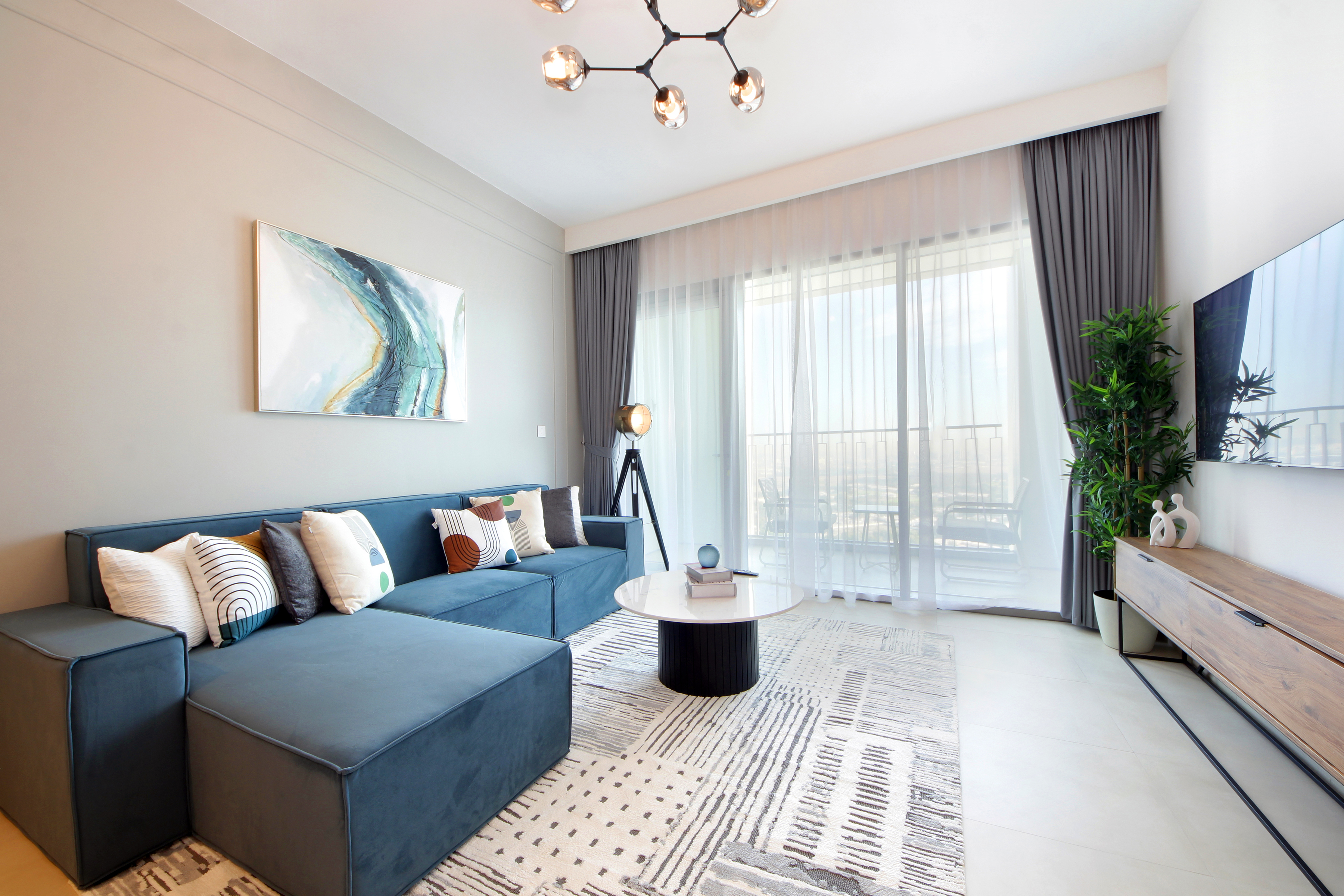 Cityscape Serenity I Modern Apartment