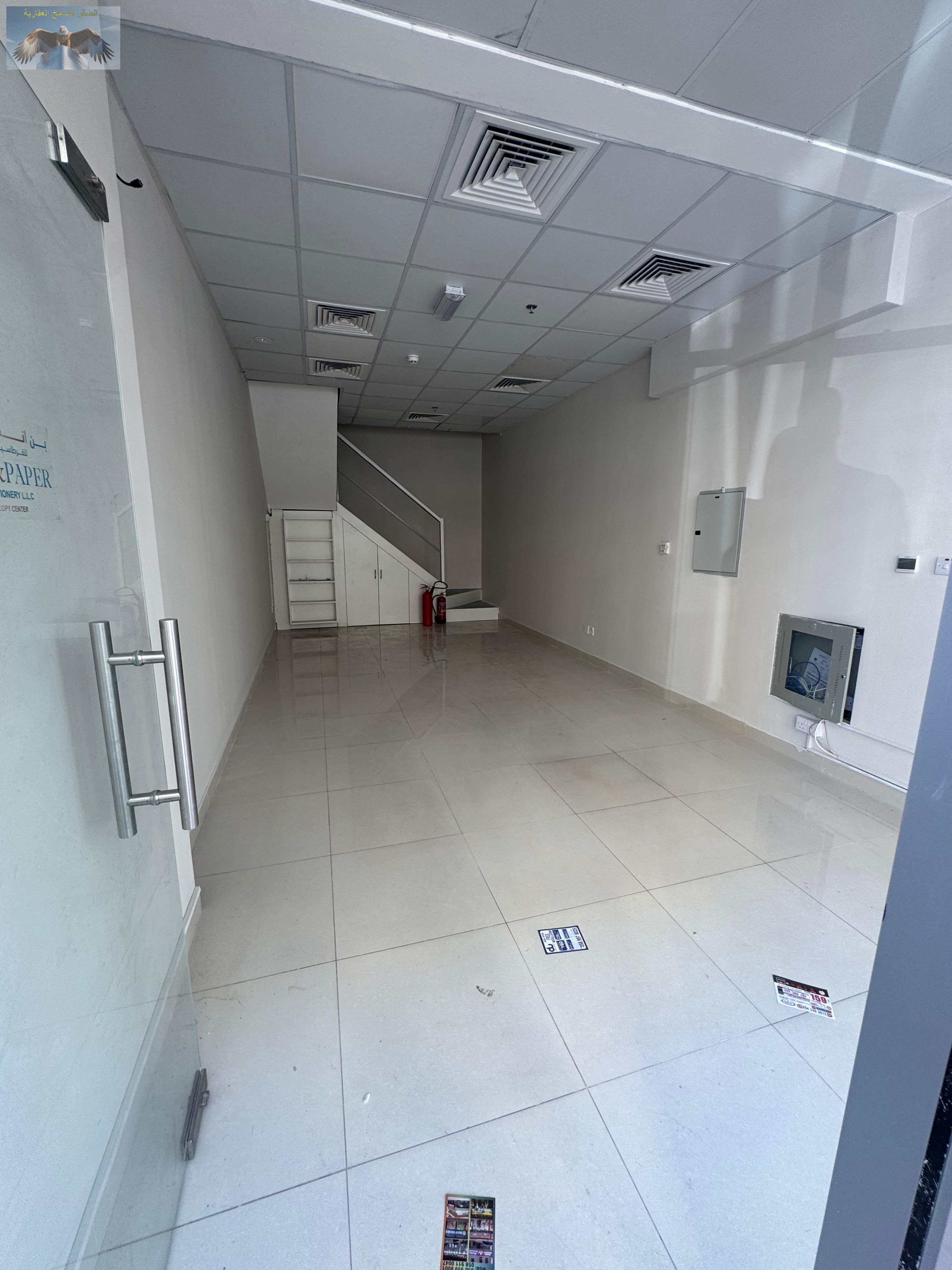 A new commercial shop for annual rent with one month free, in a very prime location in Ajman, suitable for all commercial activities.