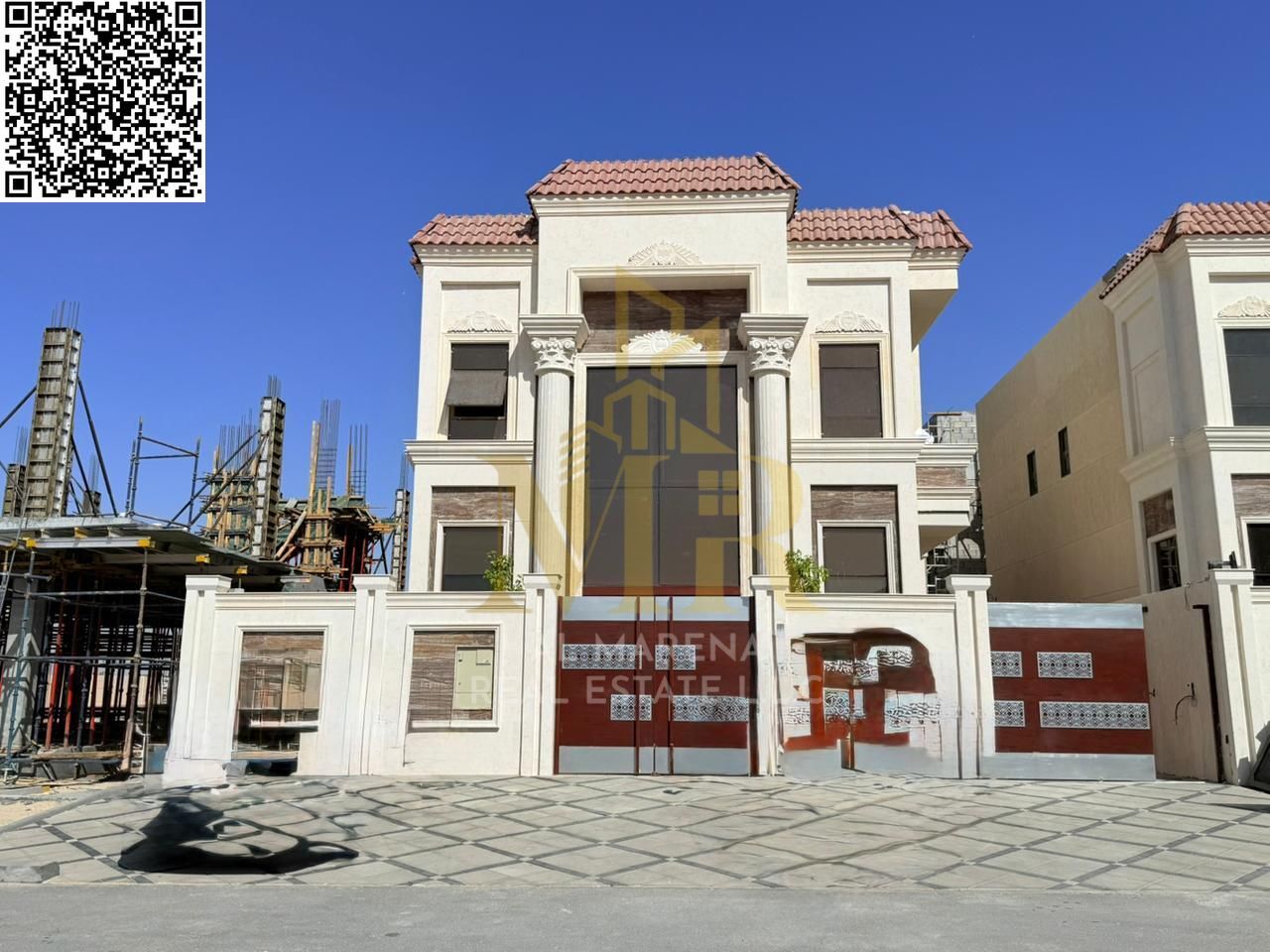 Luxury Villa for Sale in Al Bahia | G+2 + Roof | 4 Master Bedrooms | Kitchen Overlooking Covered Pool | All-Inclusive Price