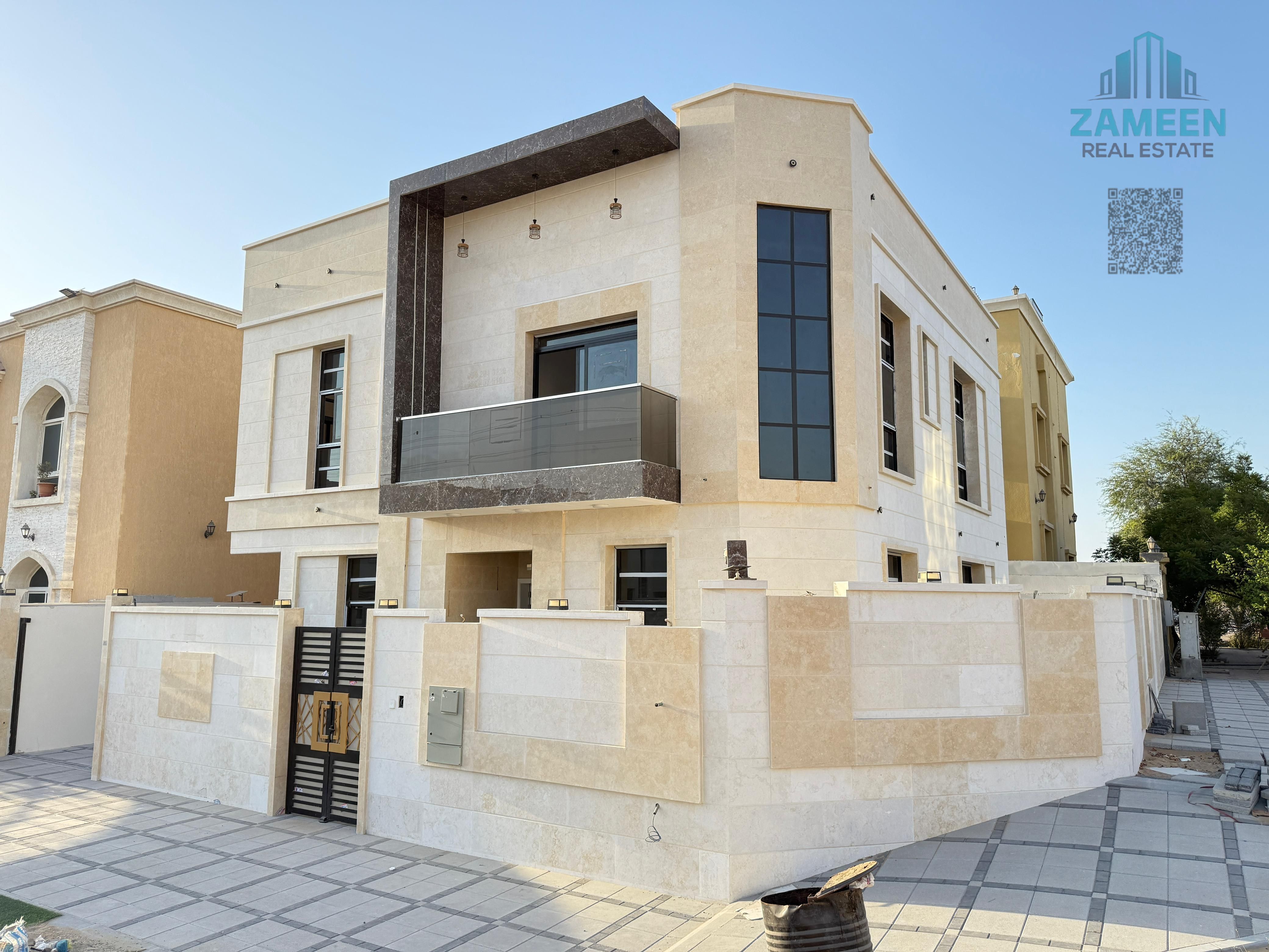 Corner 5BR Villa | Majlis & Roof | Maid Room | 1.52M | Al YASMEEN