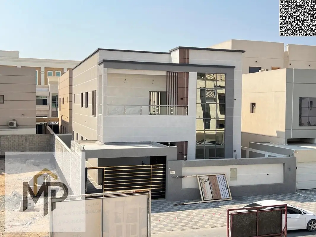 For sale in Ajman, near the Saudi German Hospital: A modern villa with custom finishing.