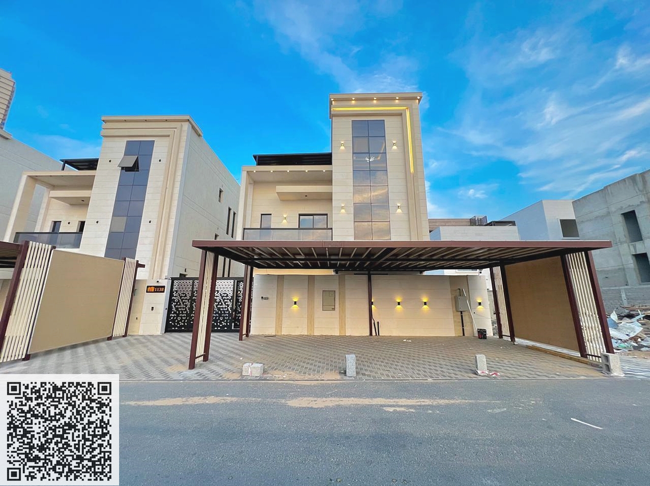 Furnished villa for sale in Al Amrah – Ajman | 6 master bedrooms | Roof | All utilities included