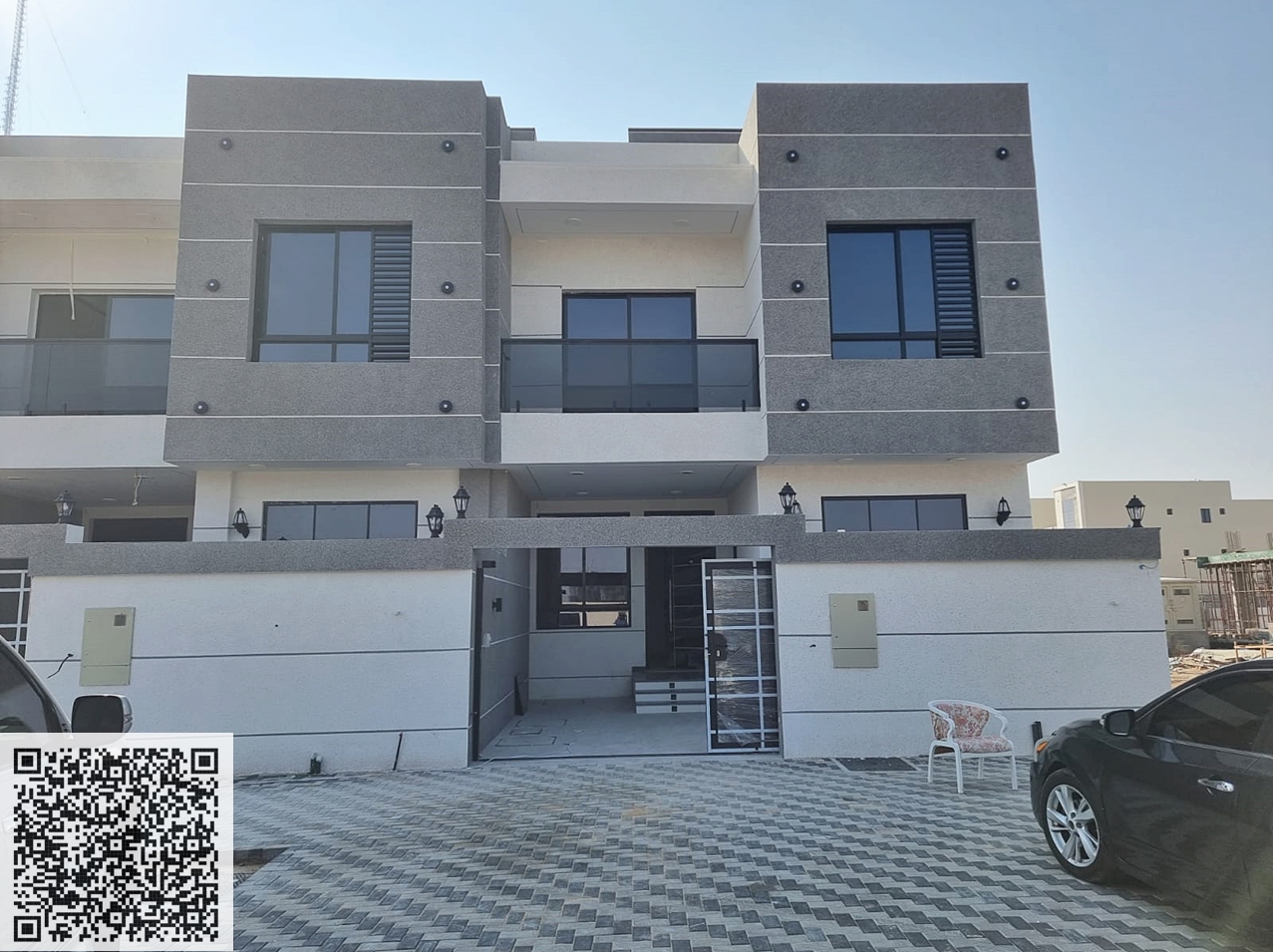 Luxury villa for sale in Al Helio 2 – Ajman | On the main road | 5 master bedrooms | Registration included
