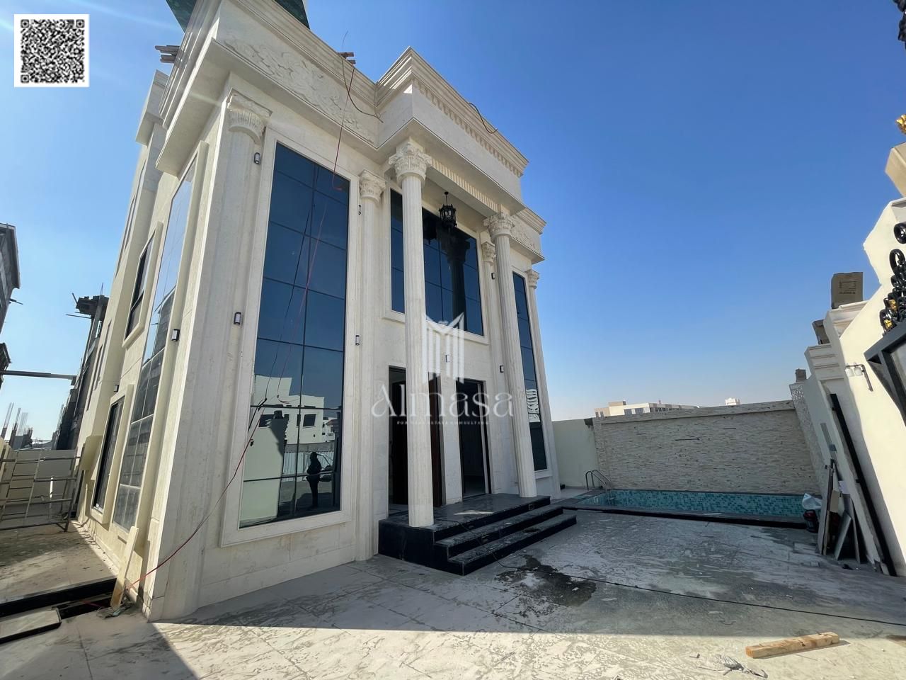 Modern 5-Bedroom Villa with Private Pool and Double-Height Design in Al Helio 2