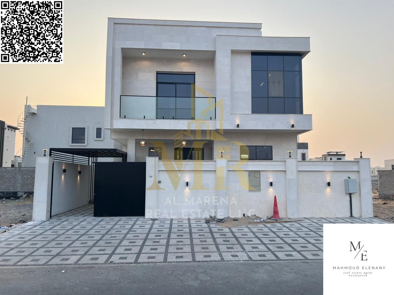 An ideal villa for families in Al Yasmeen, 5 master bedrooms, comfortable design and quiet location. The price includes electricity and water.
