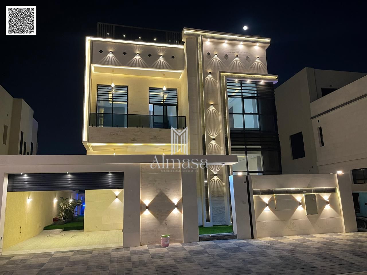 Luxury Villa for Sale in Al Zahya – Ajman | 6 Master Bedrooms + Maid’s Room + Rooftop | High-End Finishes | AED 1,900,000 Only | Price Negotiable