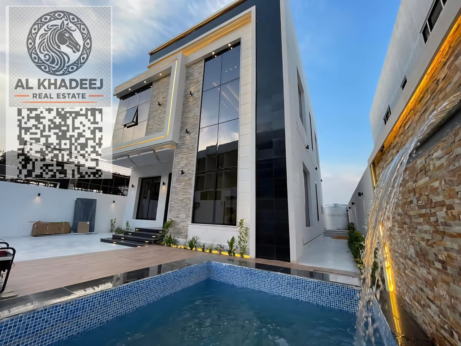A fantastic opportunity to own a luxurious villa with a private pool in the Al Yasmin area, strategically located close to Sharjah and all amenities.