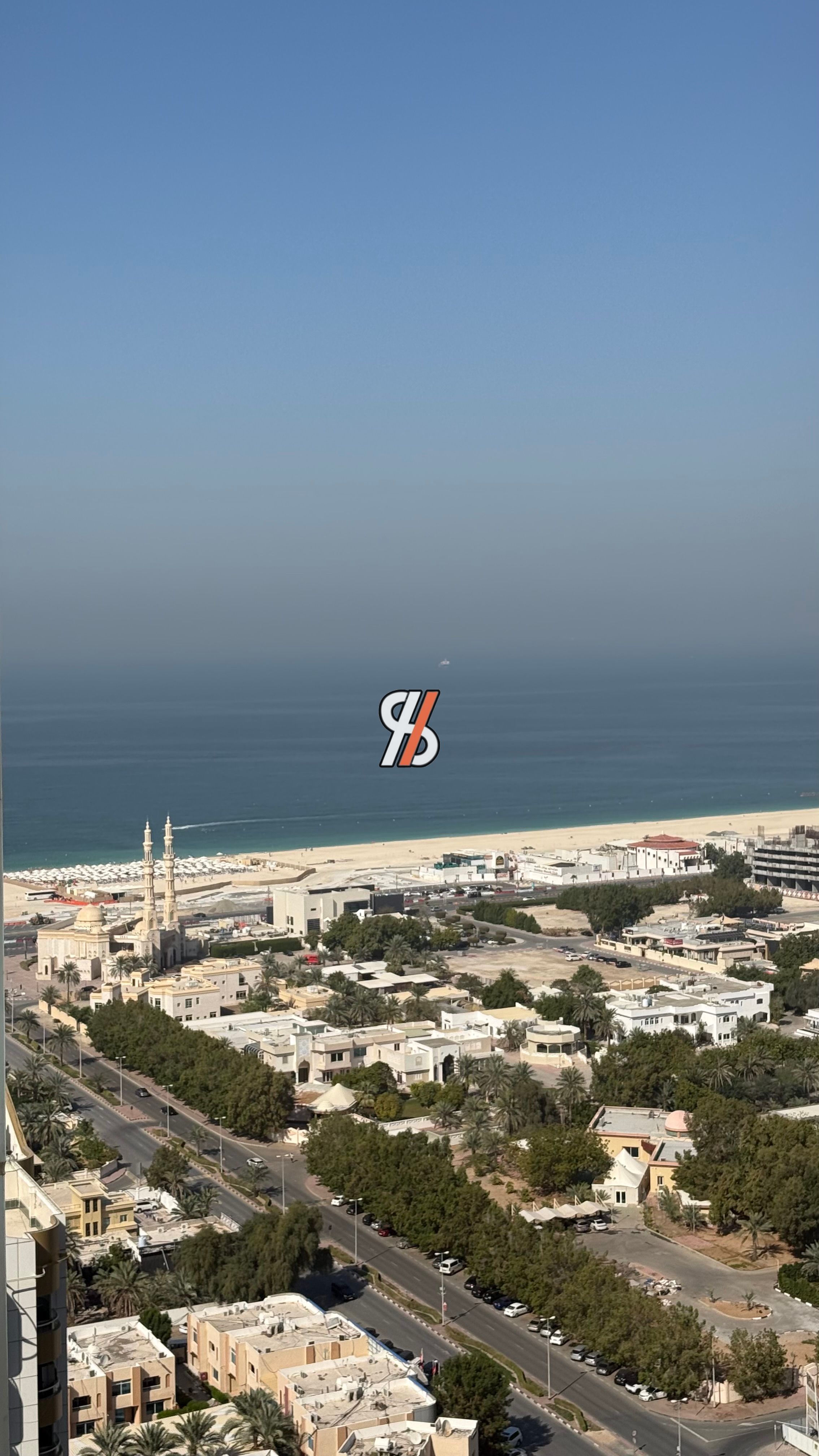 Available 2bhk partial sea view for sale in Ajman one tower empty unit