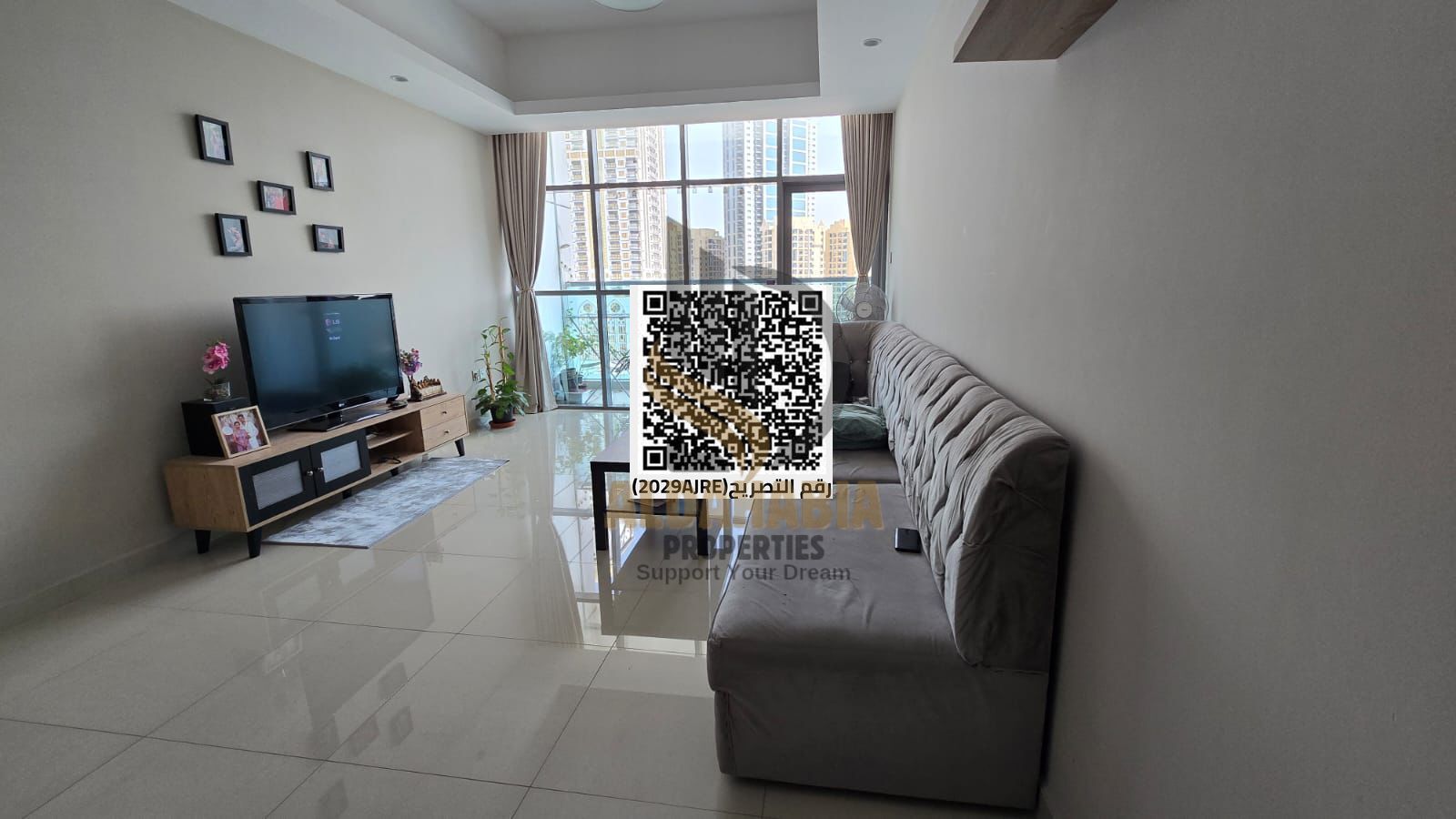Apartment for Sale in Gulfa Towers – Open View of the Clock Tower