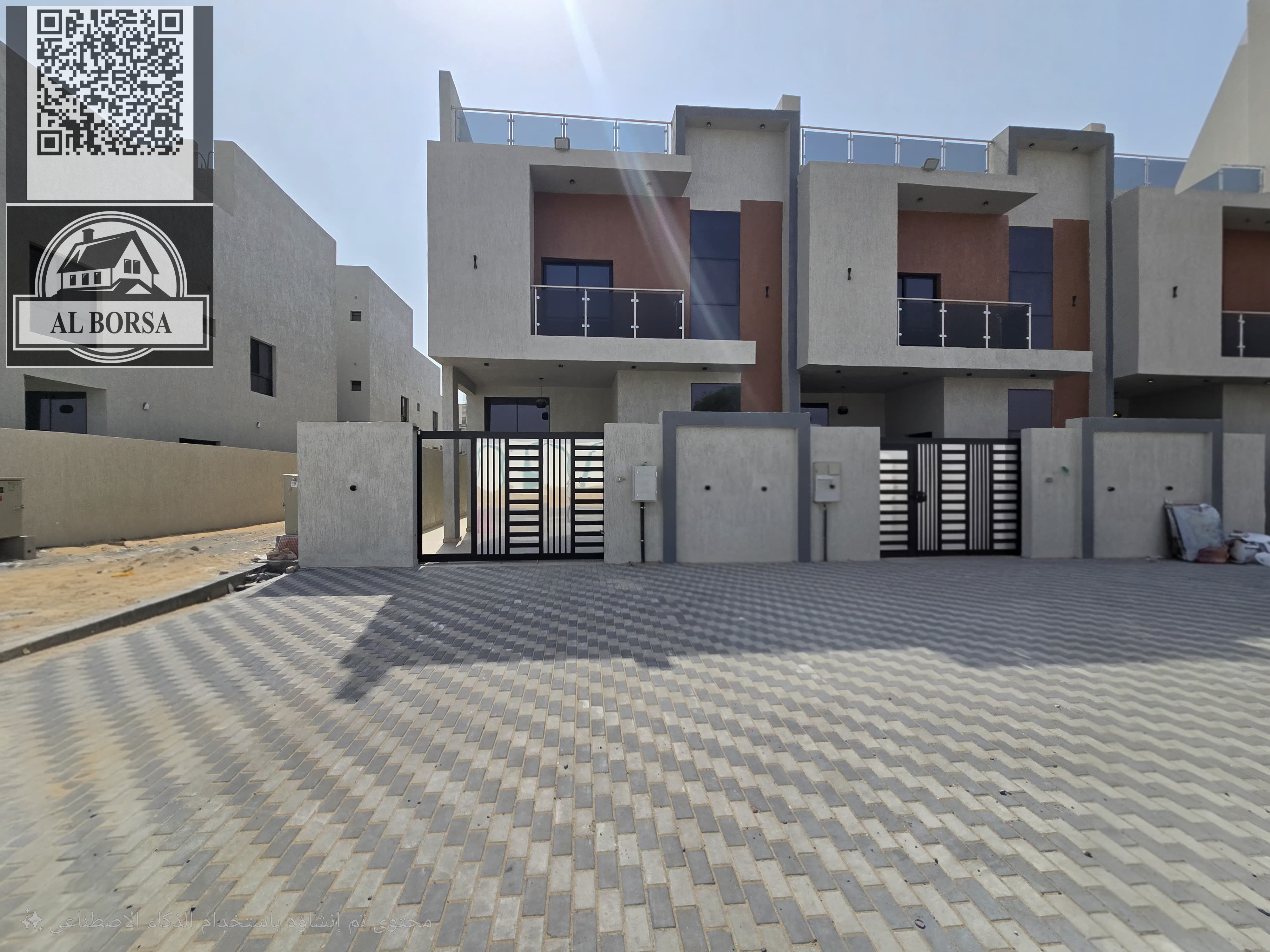 Villa for rent in Al Zahia - Ajman, 4 bedrooms + hall + majlis + roof, ready to move in immediately.