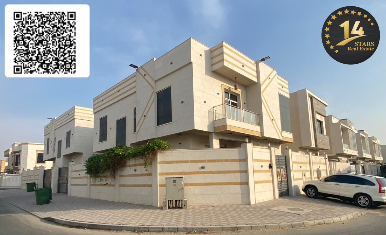 Corner villa available for rent in Al Yasmeen, Ajman, built on a 4,000 sq. ft. plot, offered at AED 116999 per year. The villa features a spacious and