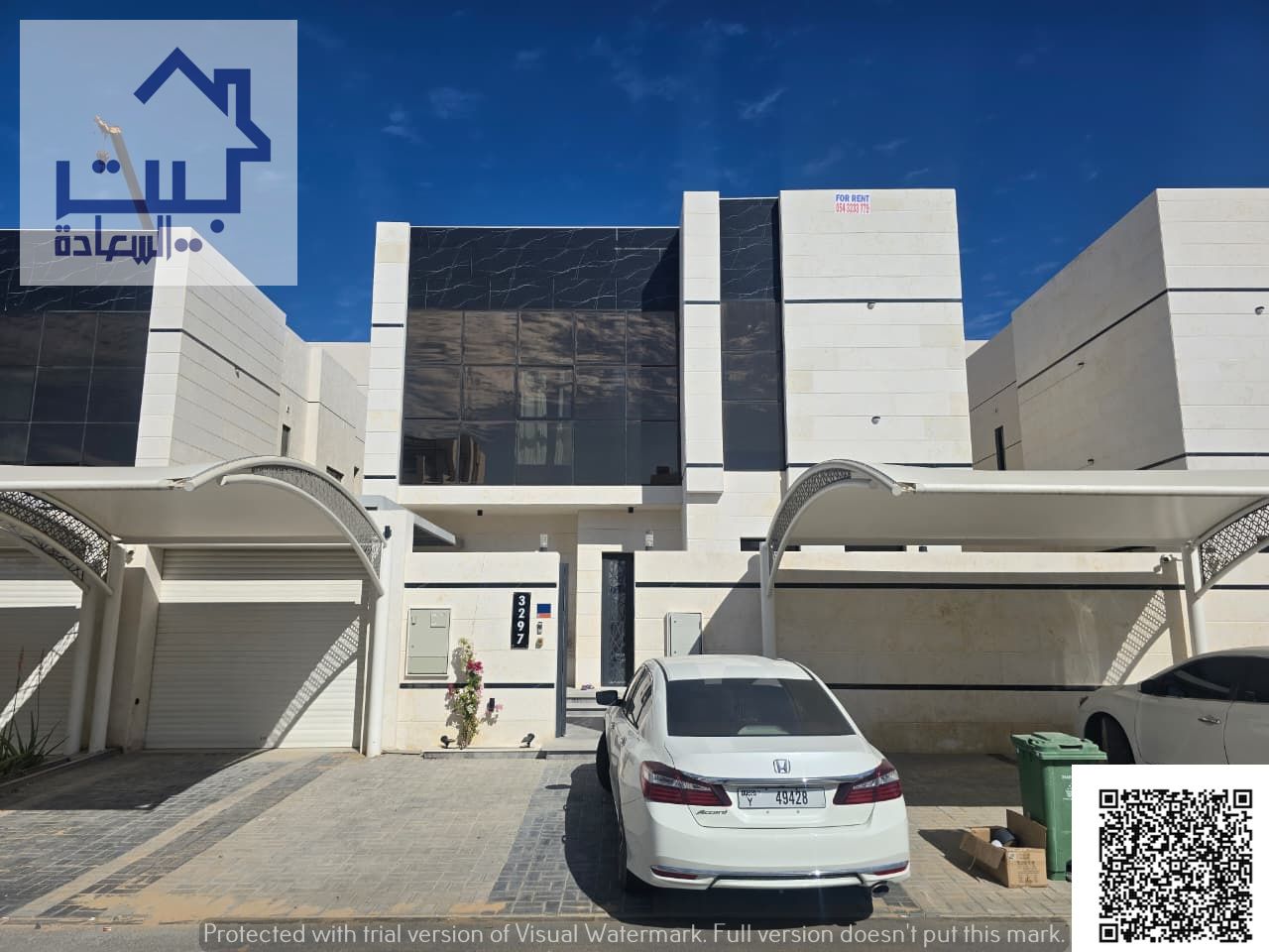 lla for rent monthly or yearly, fully furnished, in Al Bahia area, Ajman, close to all services and near Sheikh Mohammed Bin Zayed Road