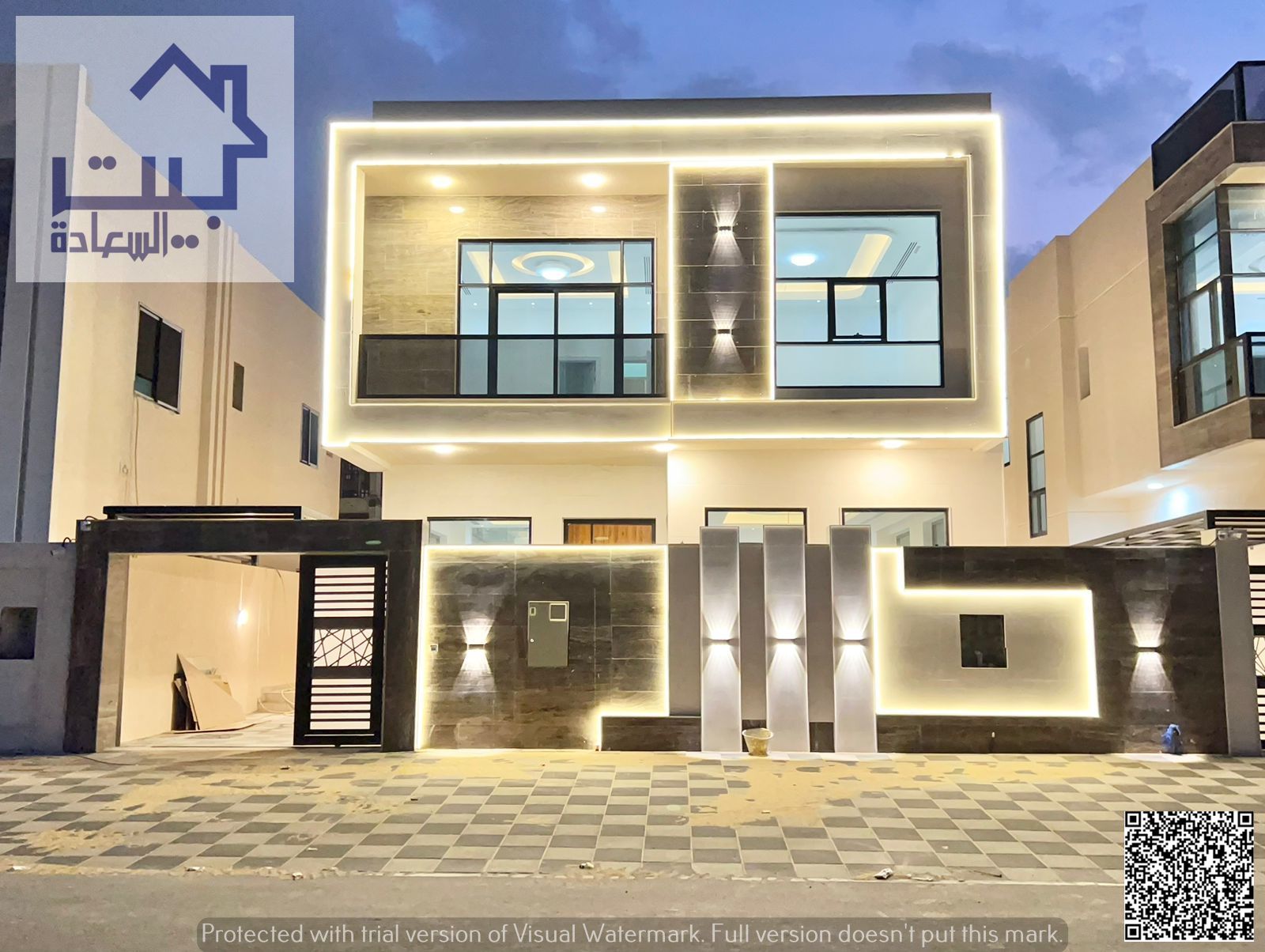 for sale : Modern villa in Al Helio 2 , registration fees included , prime location near mosque and services , close to Sheikh Mohammed Bin Zayed Rd.
