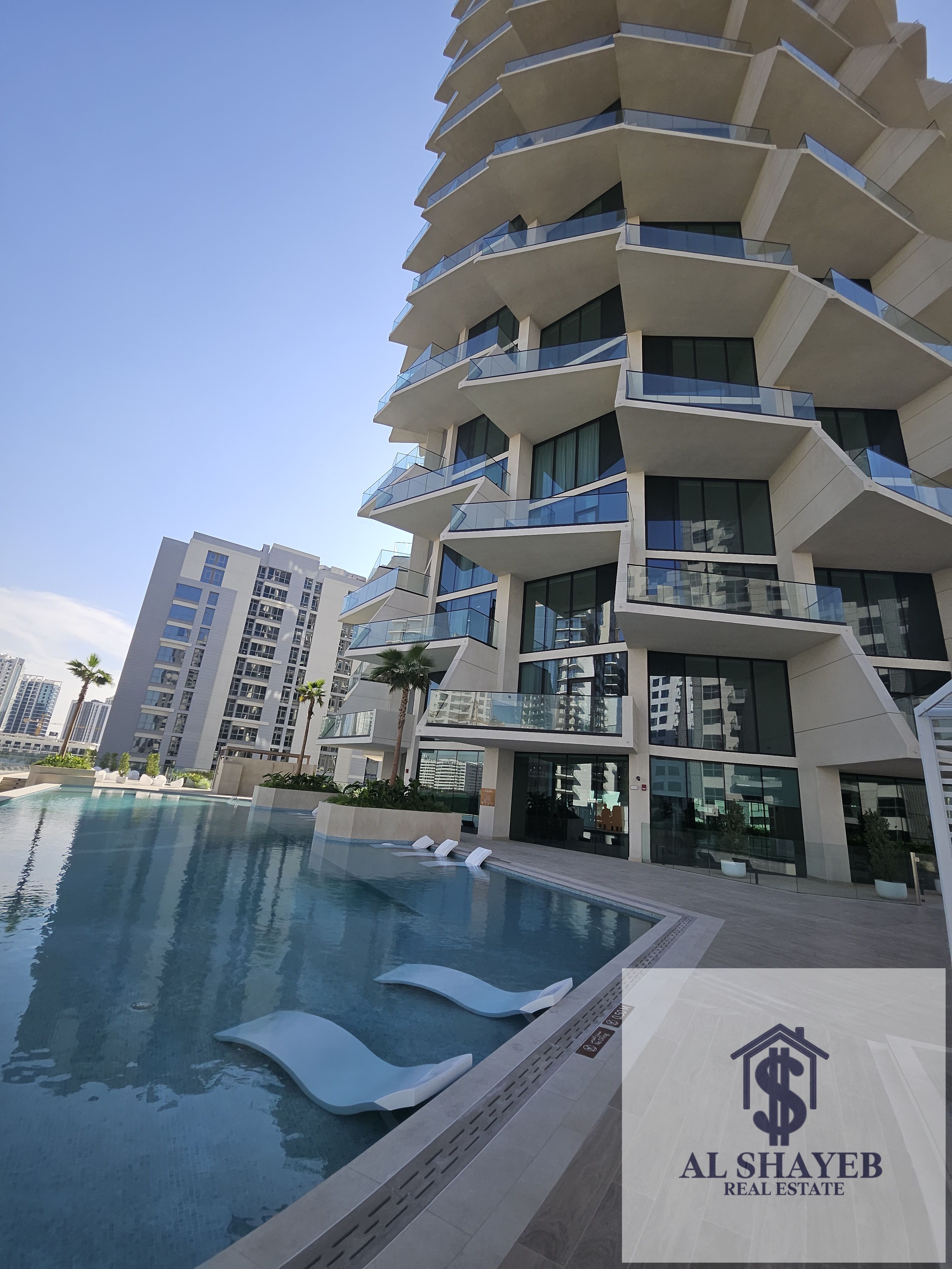 1BR Apartment with Private Pool | For Rent | Binghatti Phantom