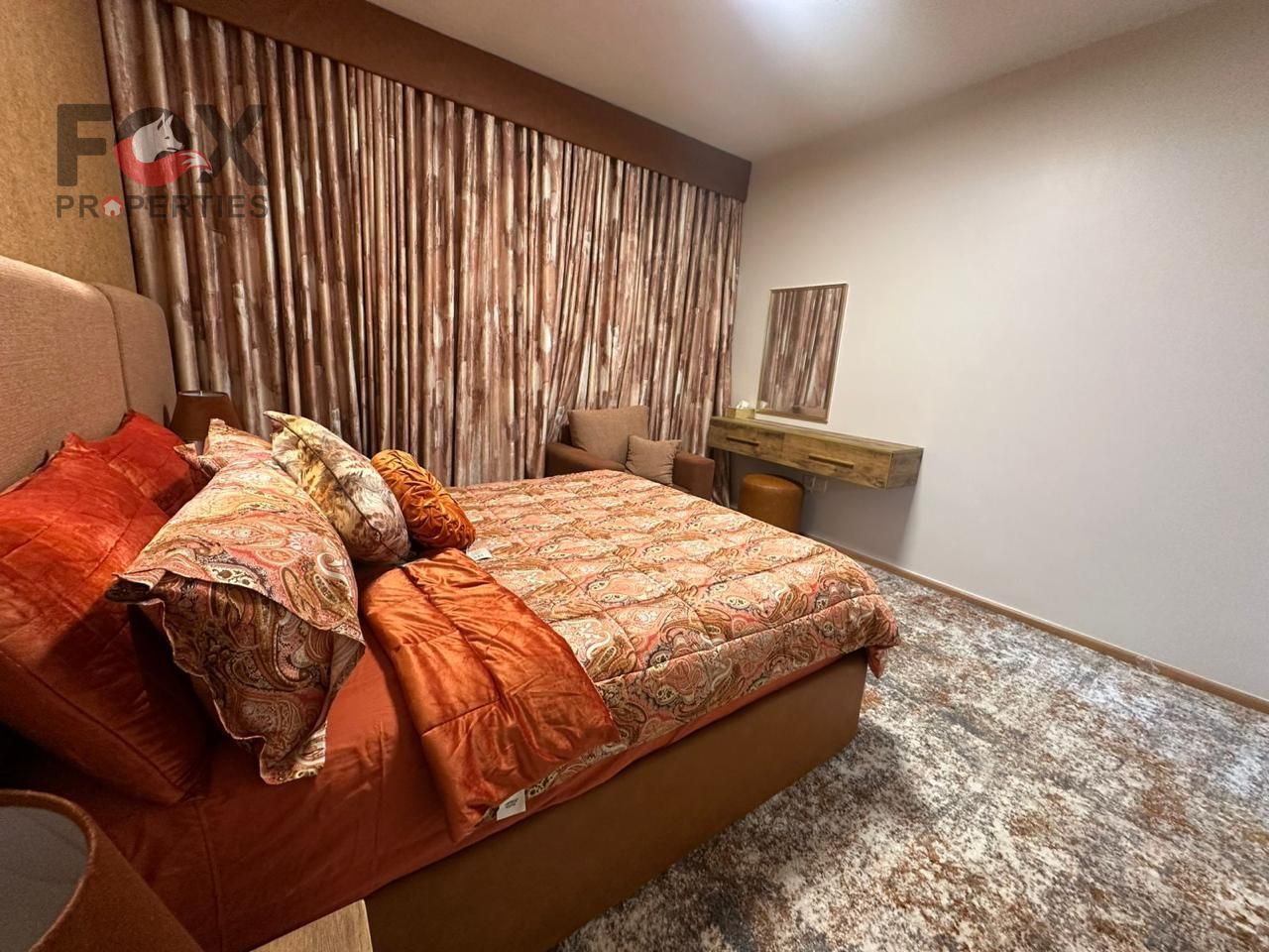 Monthly installment 6114. One bedroom and living room for sale with gym, swimming pool, garden, mosque and views of the creek.