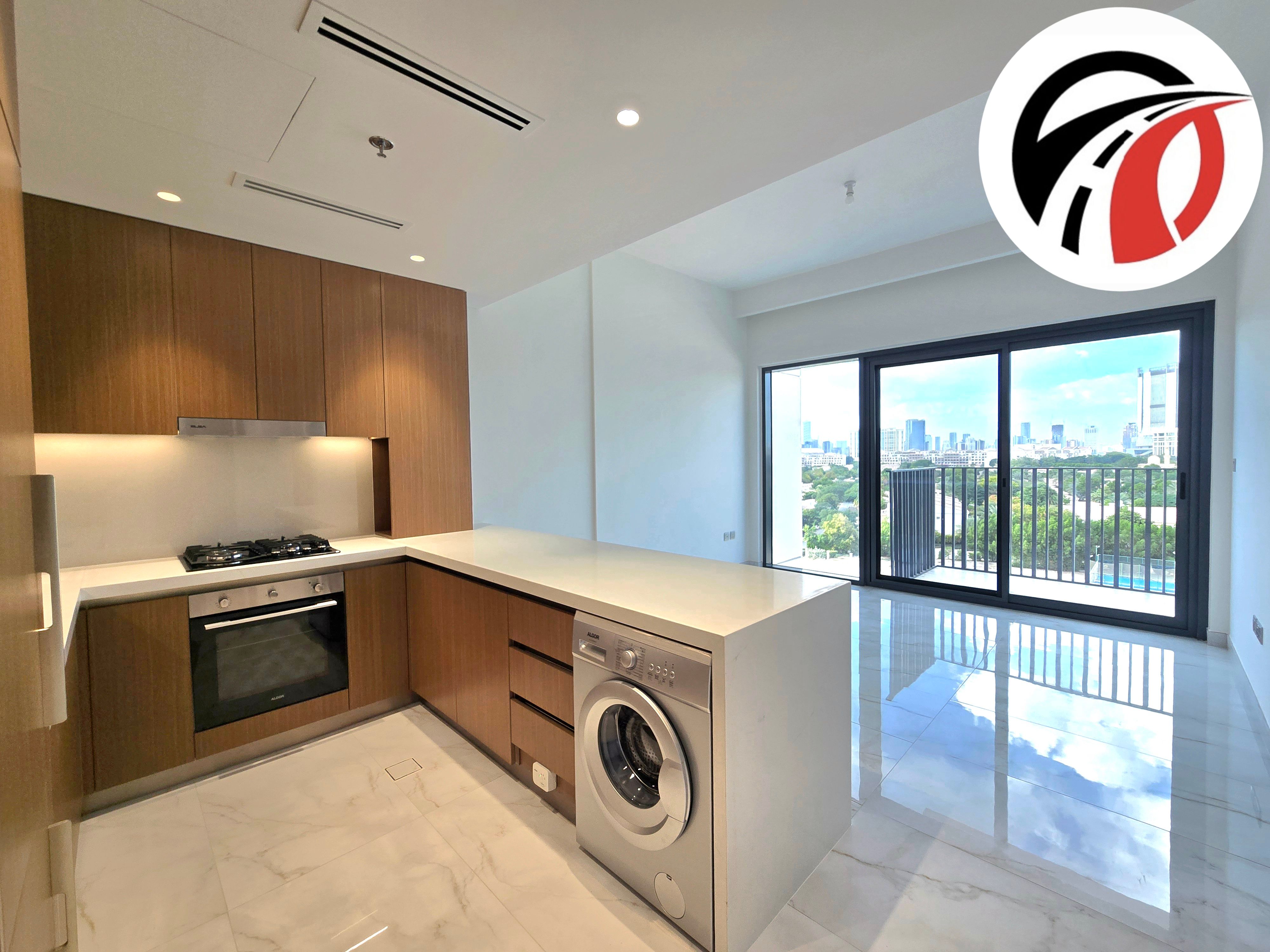 Chiller Free Brand New Building Ready to Move 1BHK with kitchen appliances