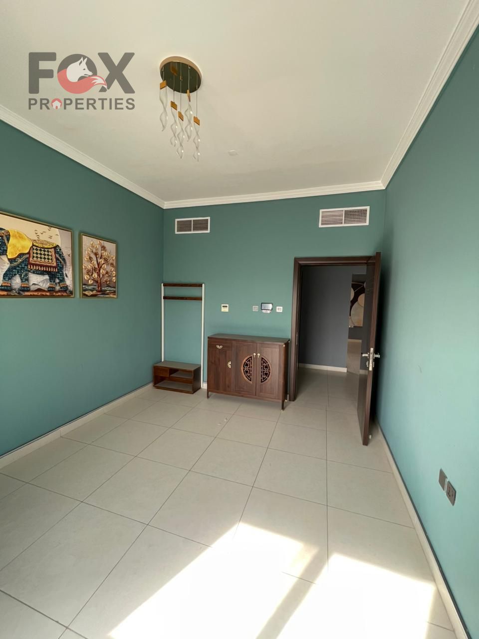 Two-bedroom apartment with a living room for annual rent in Al Rawda. Excellent size, excellent finishing.