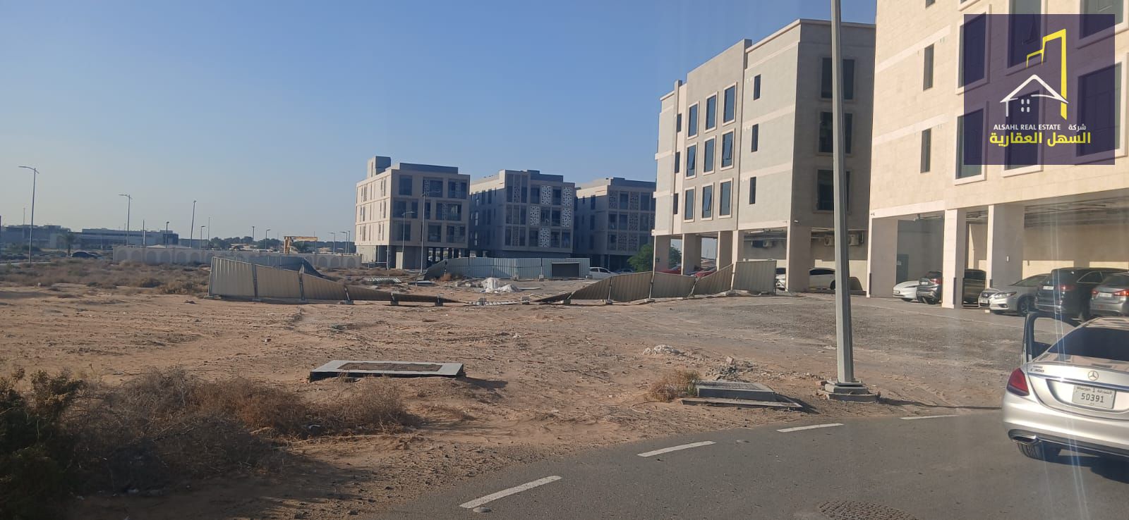 Land for sale in Telal City Building permit, close to all services