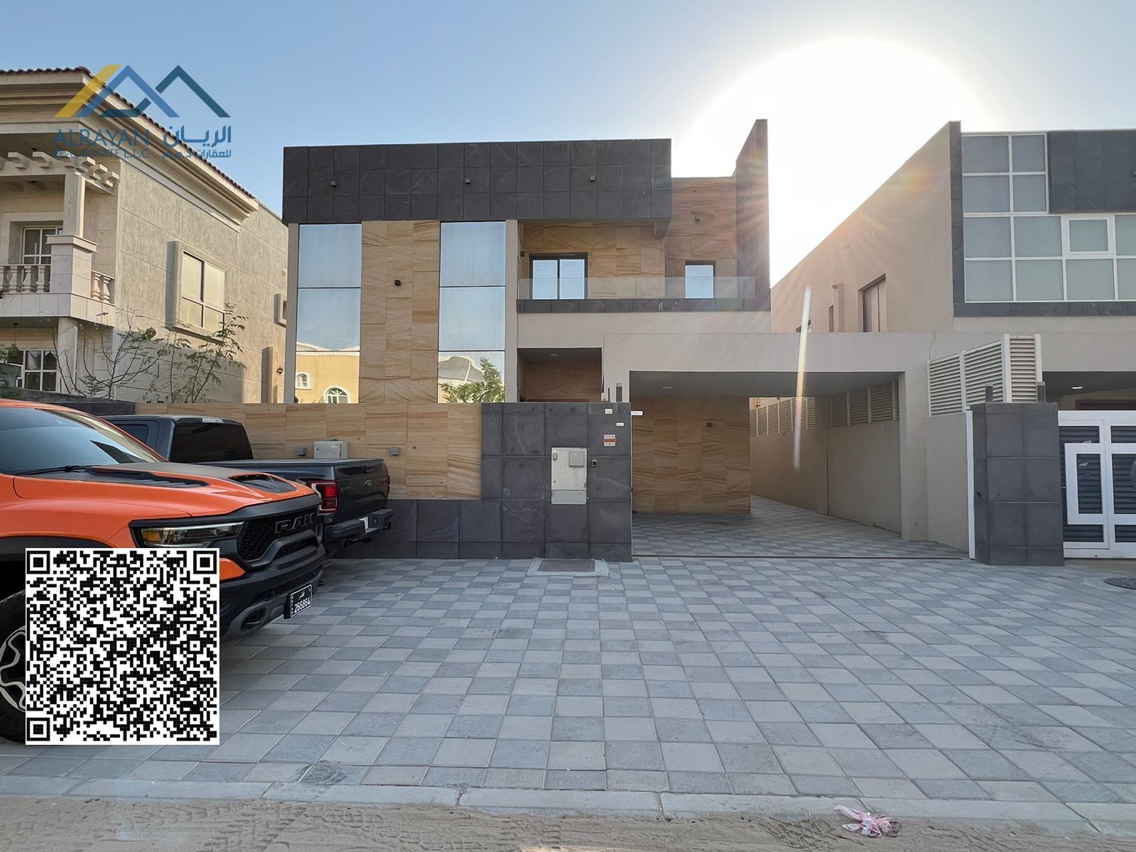 An exceptional opportunity to own a luxury home in the heart of Ajman, with a price that includes electricity, water, and air conditioning, directly f