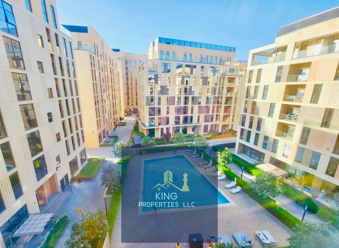 Spacious furnished 1 bhk with balcony for rent Al mamsha Sharjah