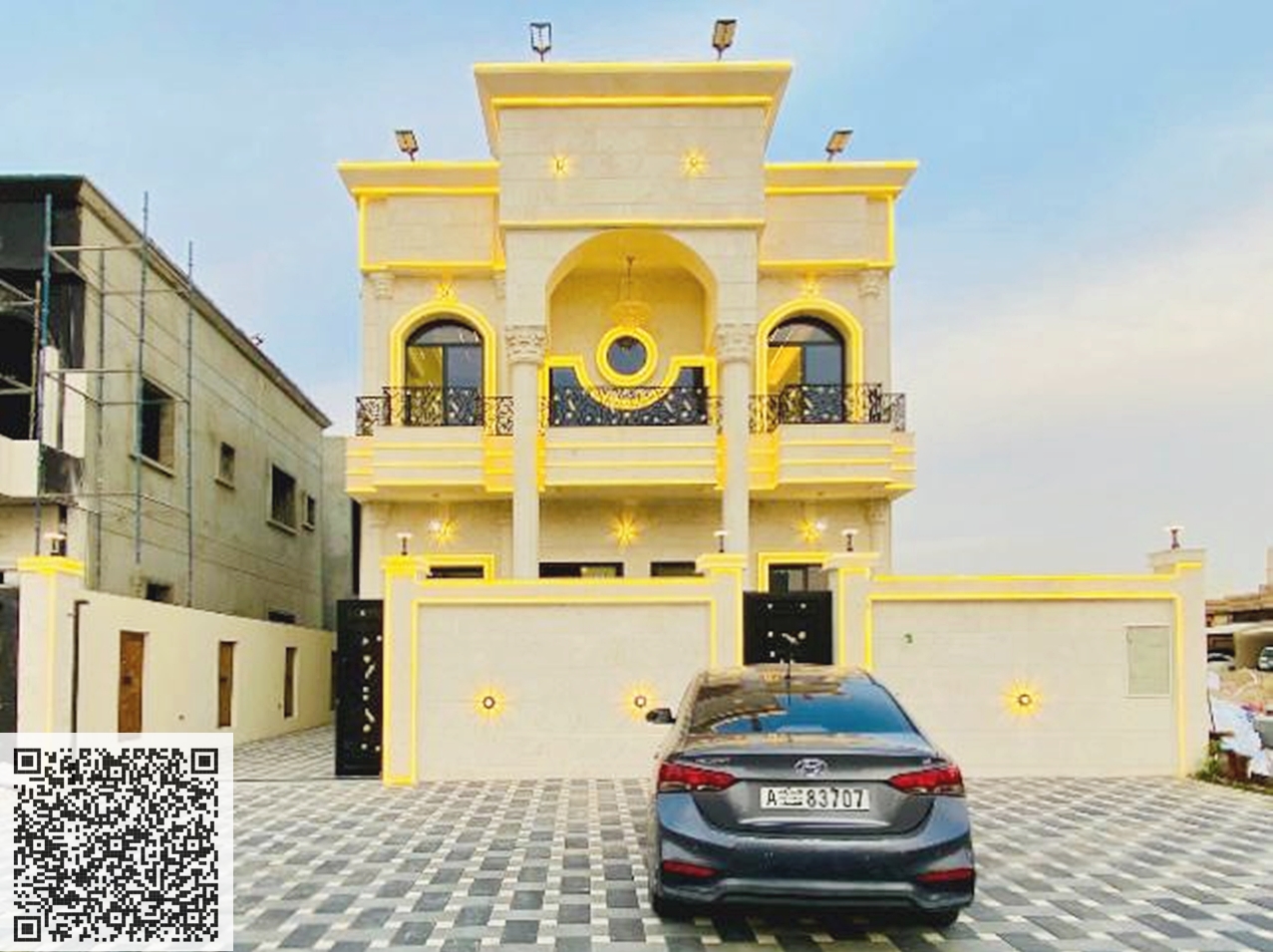 Luxury classic villa for sale in Al Zahia – Ajman | 6 master bedrooms | High-end finishing | Price includes fees