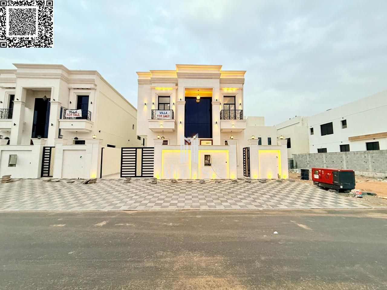 Your dream corner villa, upscale, including registration and ownership fees, two floors and a roof, close to all services and minutes from Sheikh Moha