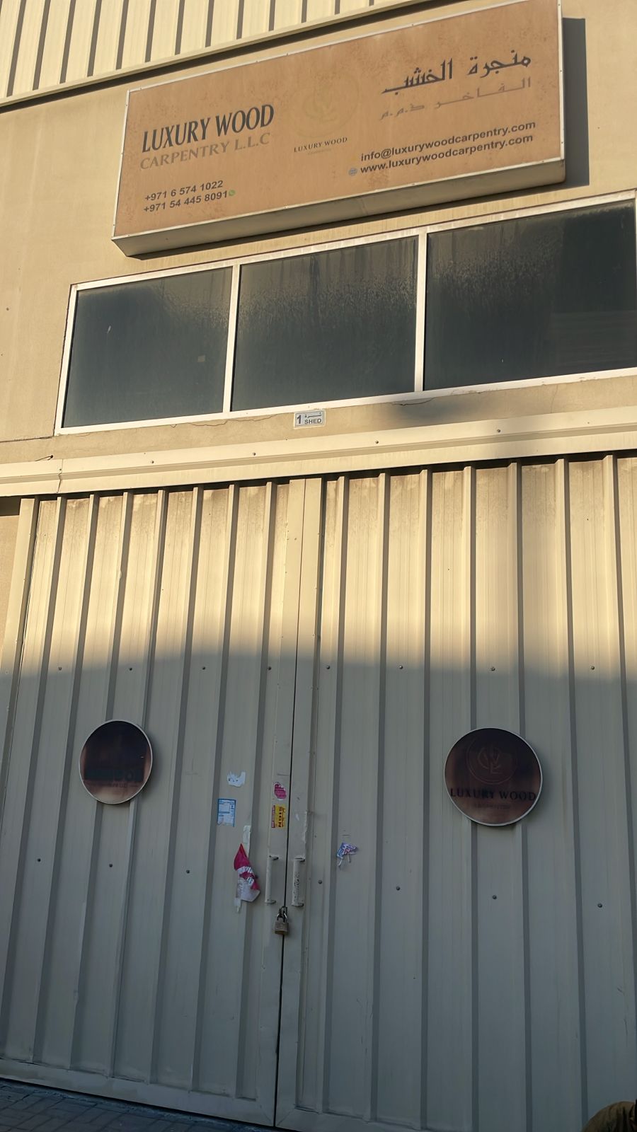 20 KV 4500 SQRFT WEAR HOUSE AVAILBLE FOR RENT GOOD FOR STORAGE WORK SHOP COMMIERCIAL USE NEAR SAJJA POLICE STATION COLSE TO MBZ ROAD EMIRATES IND CITY