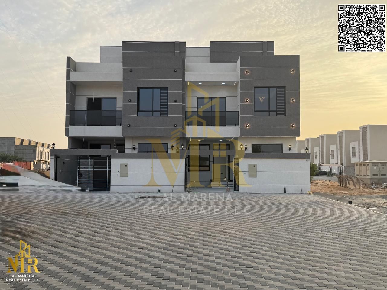 Villa in a prime location in Al Helio near all amenities, two floors and roof, 4 bedrooms with spacious layout, high-quality finishes, price 1.430M in