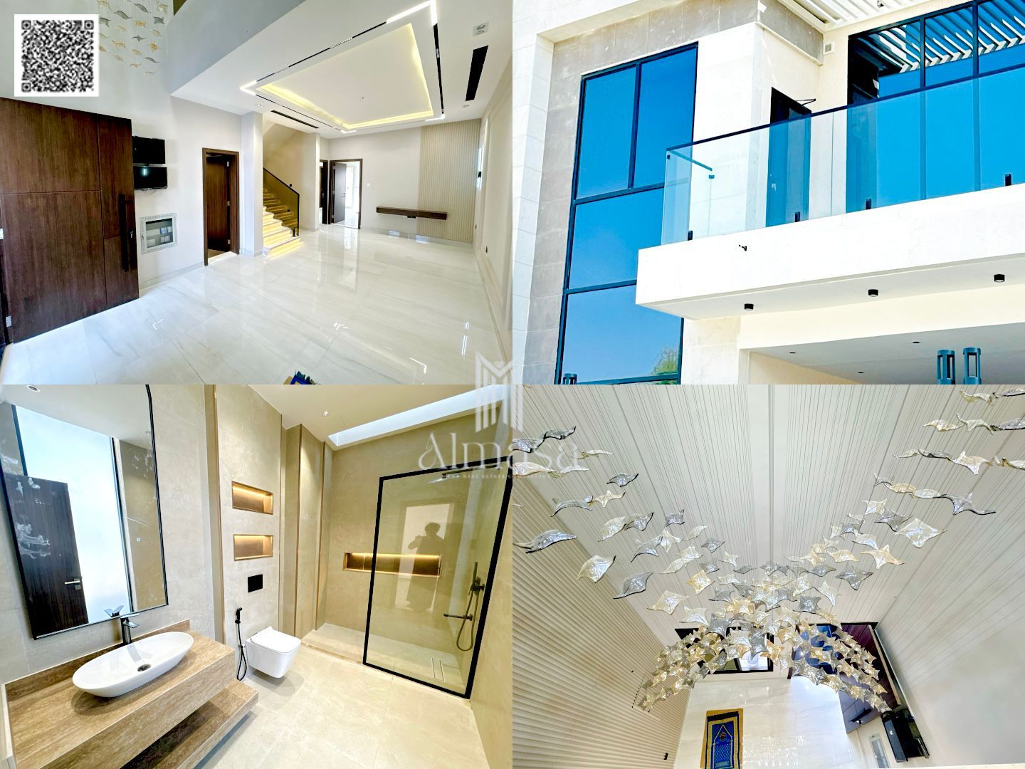 A luxurious villa with 4 bedrooms, central air conditioning, and freehold ownership for all nationalities, located in Al Yasmeen area. This elegant vi