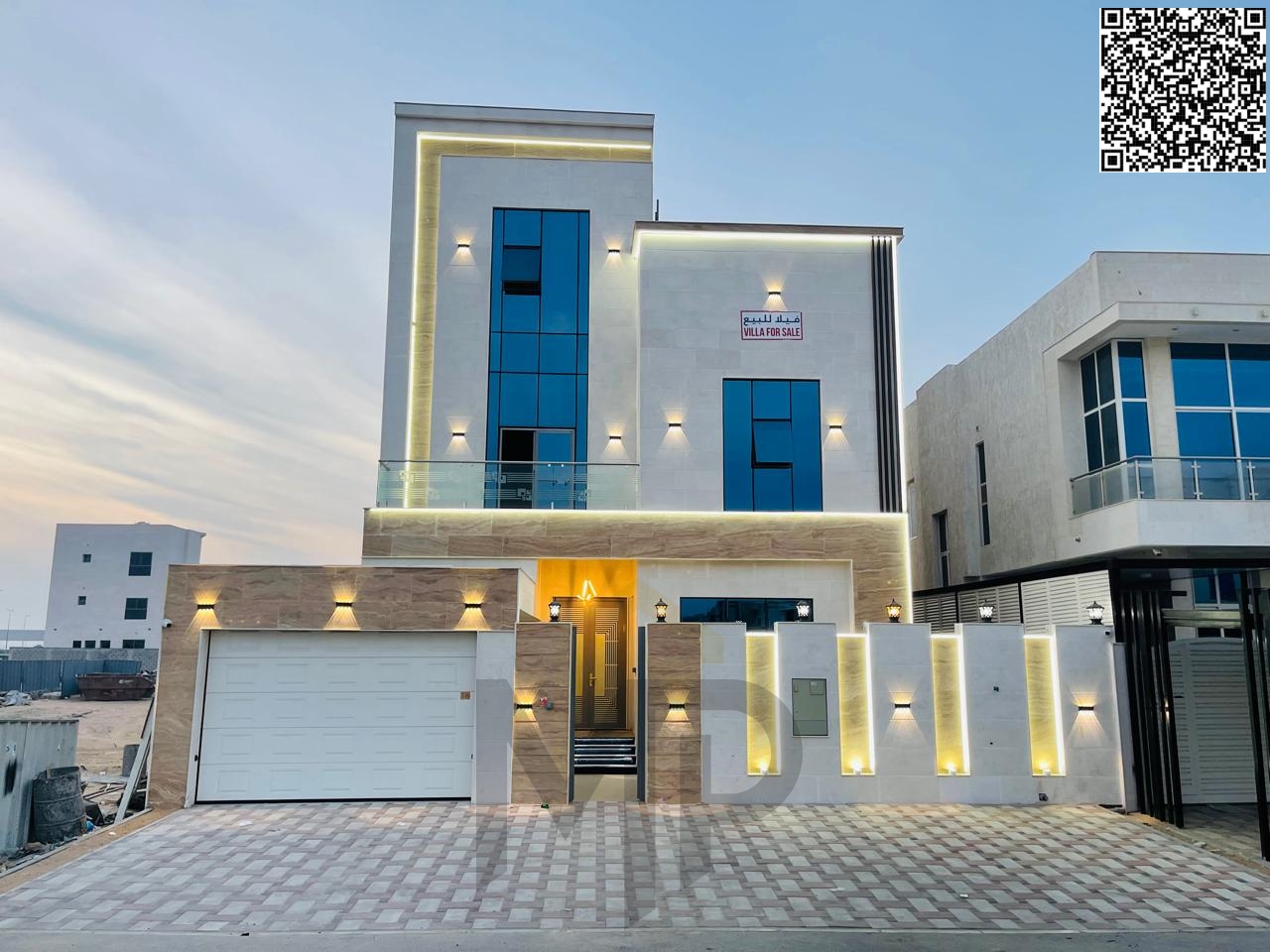 A luxurious opportunity to own your dream villa in Al Bahia, Ajman. 7 master bedrooms + roof terrace + modern design.