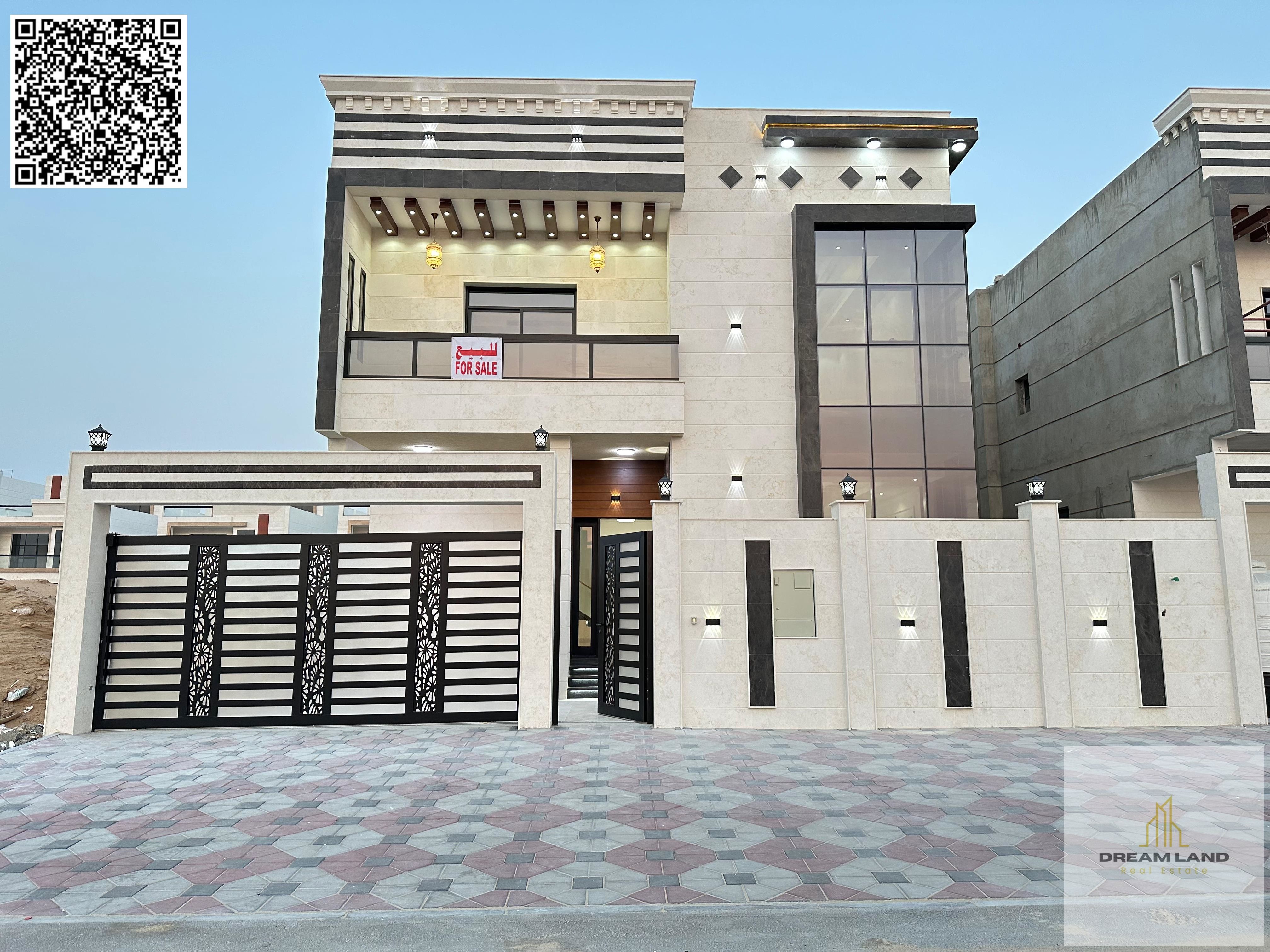 A villa with all-inclusive price (electricity, water, and air conditioning) ready for occupancy in one of Ajman's most prestigious areas. Freehold own