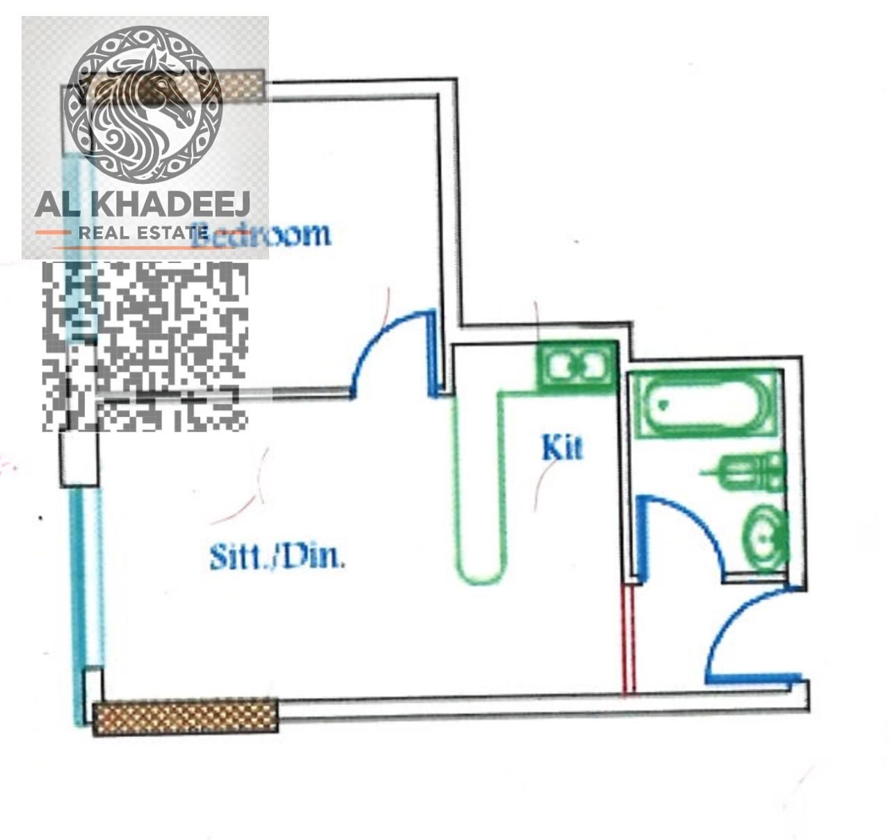 Cheapest one-bedroom apartment | Prime location | Close to services and schools | Garden City